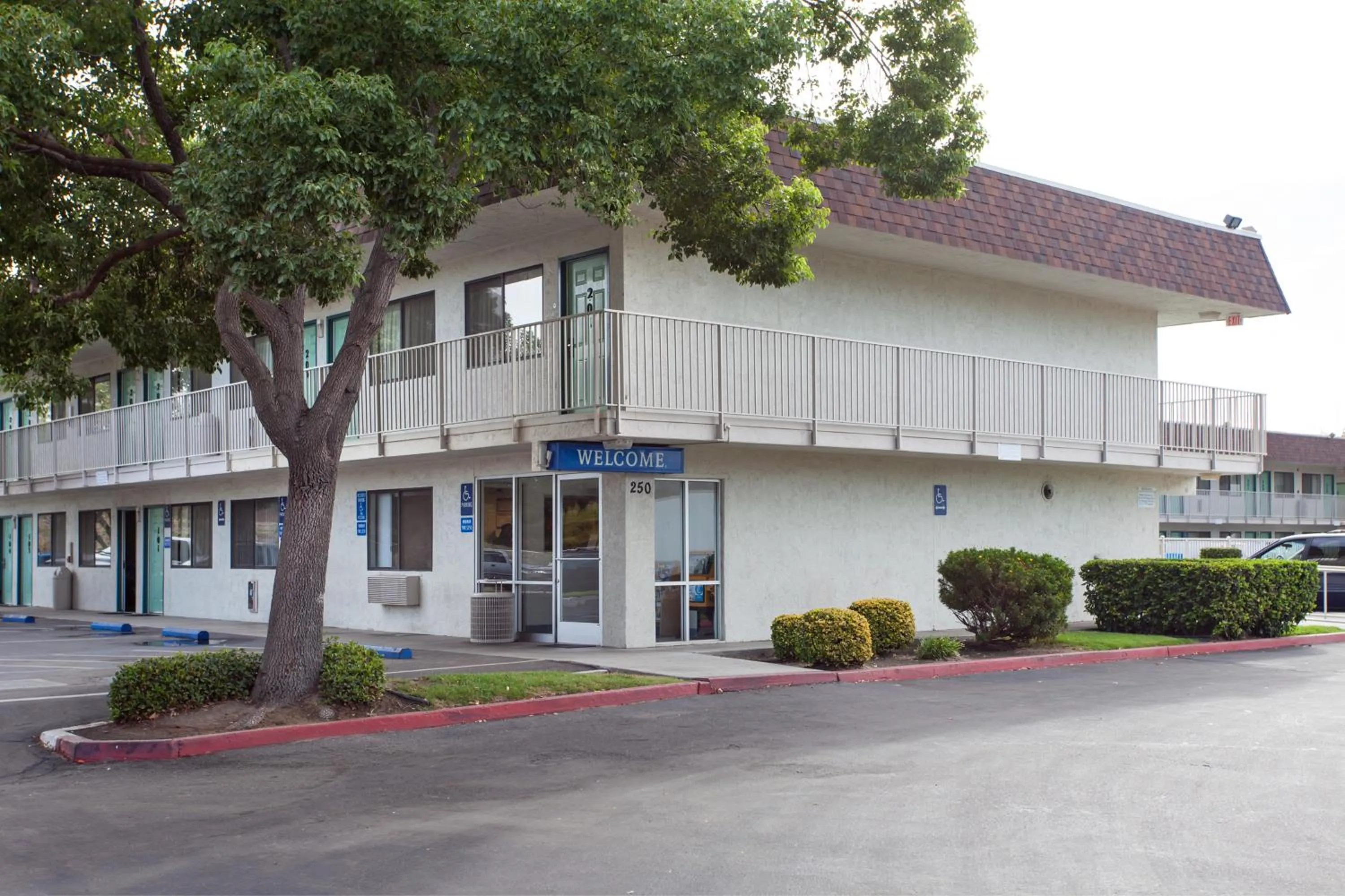 Facade/entrance, Property Building in Motel 6-Turlock, CA