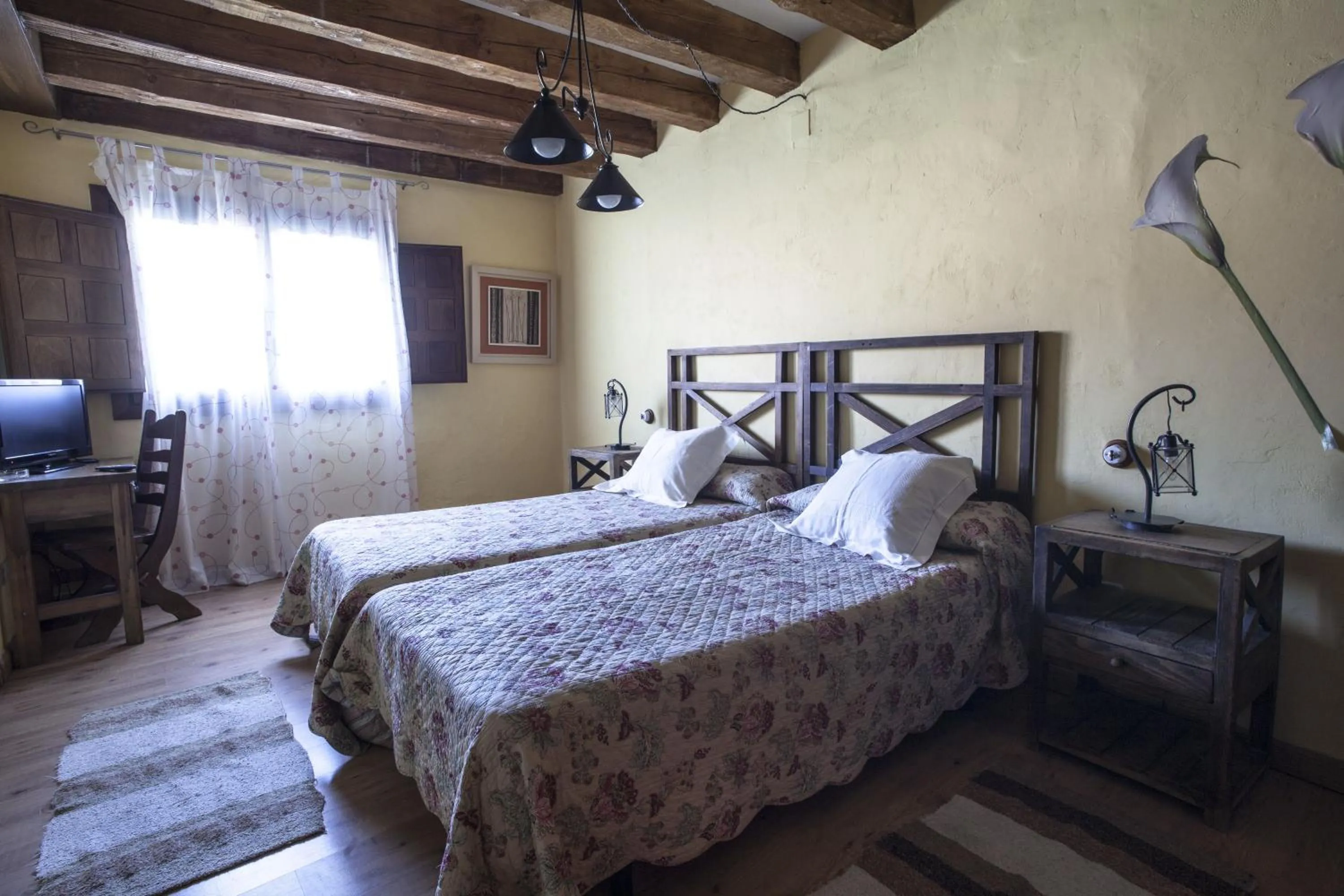 Bed in El Rincón de las Hoces del Duratón