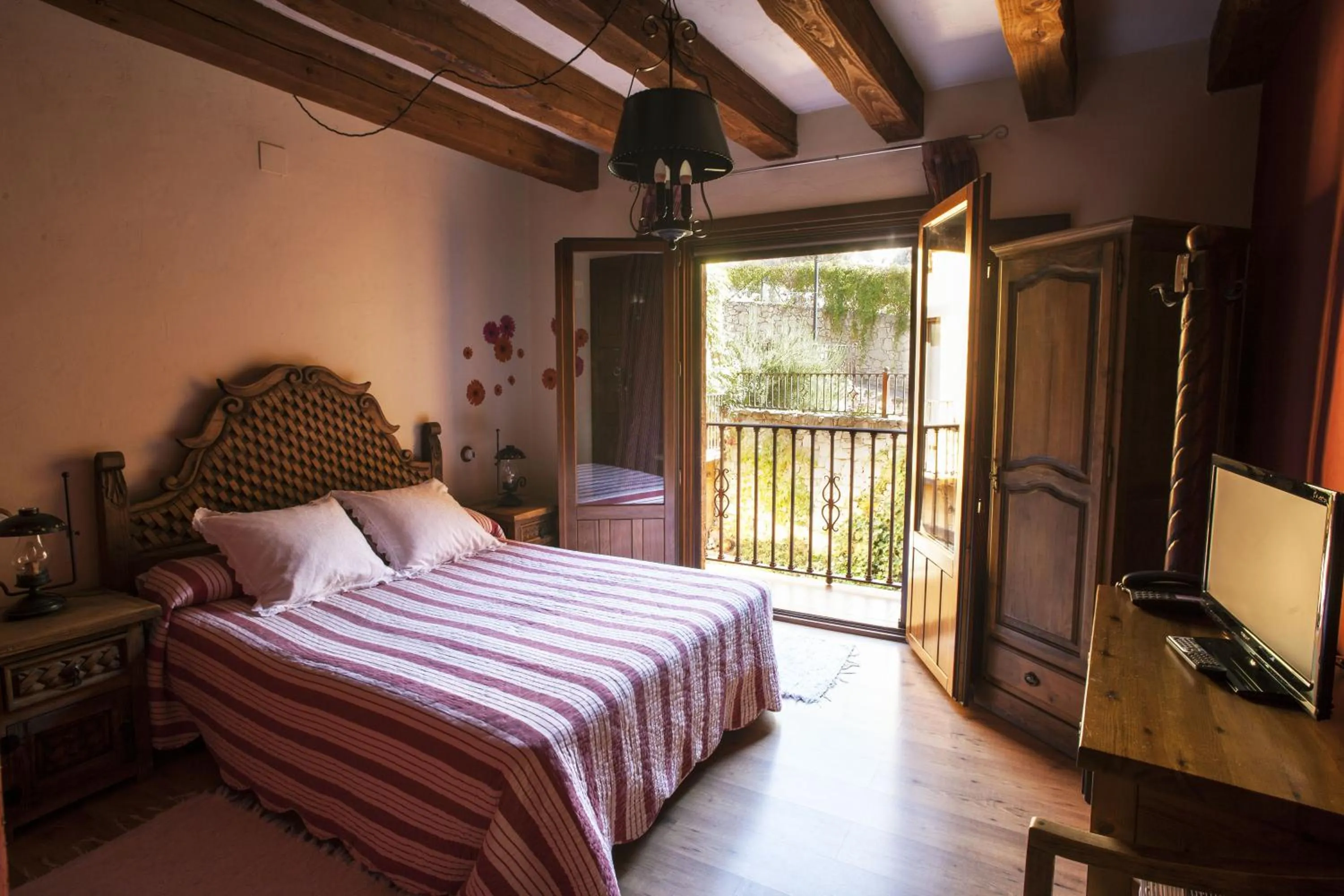 Bed in El Rincón de las Hoces del Duratón