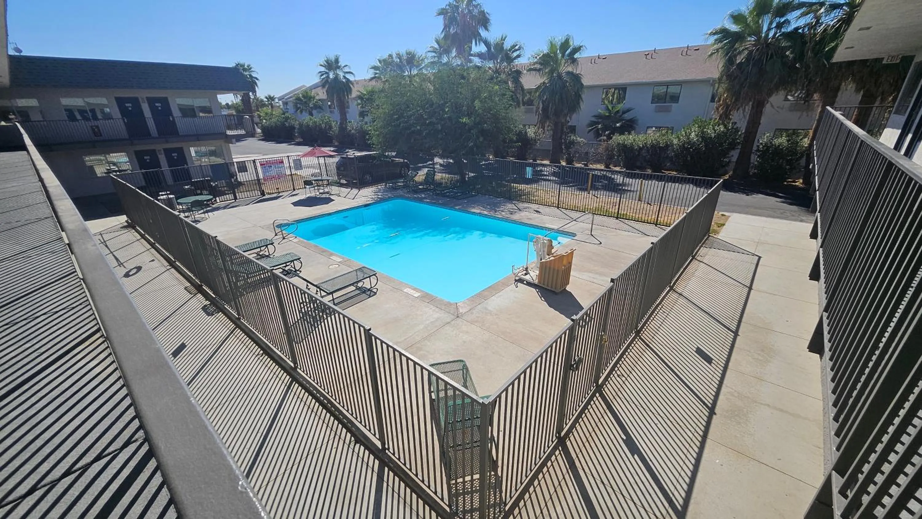 Swimming pool in Motel 6-Blythe, CA
