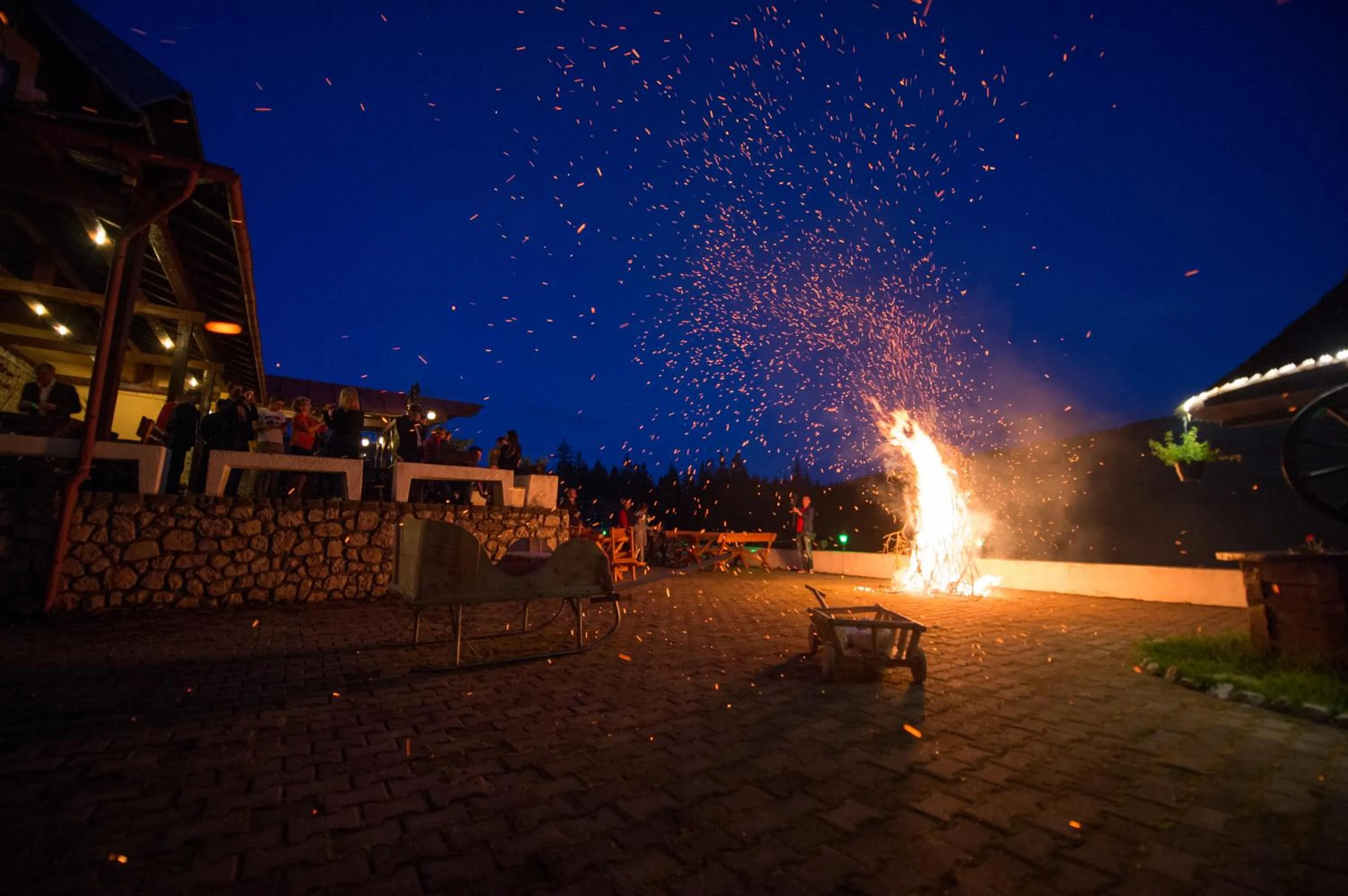 Facade/entrance in Cabana Trei Brazi