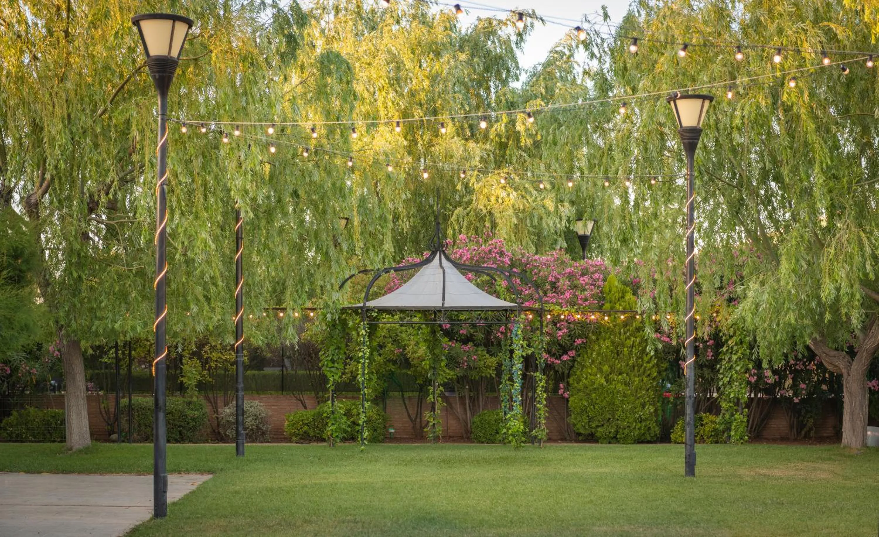 Garden in Escuderos Hotel Cruz
