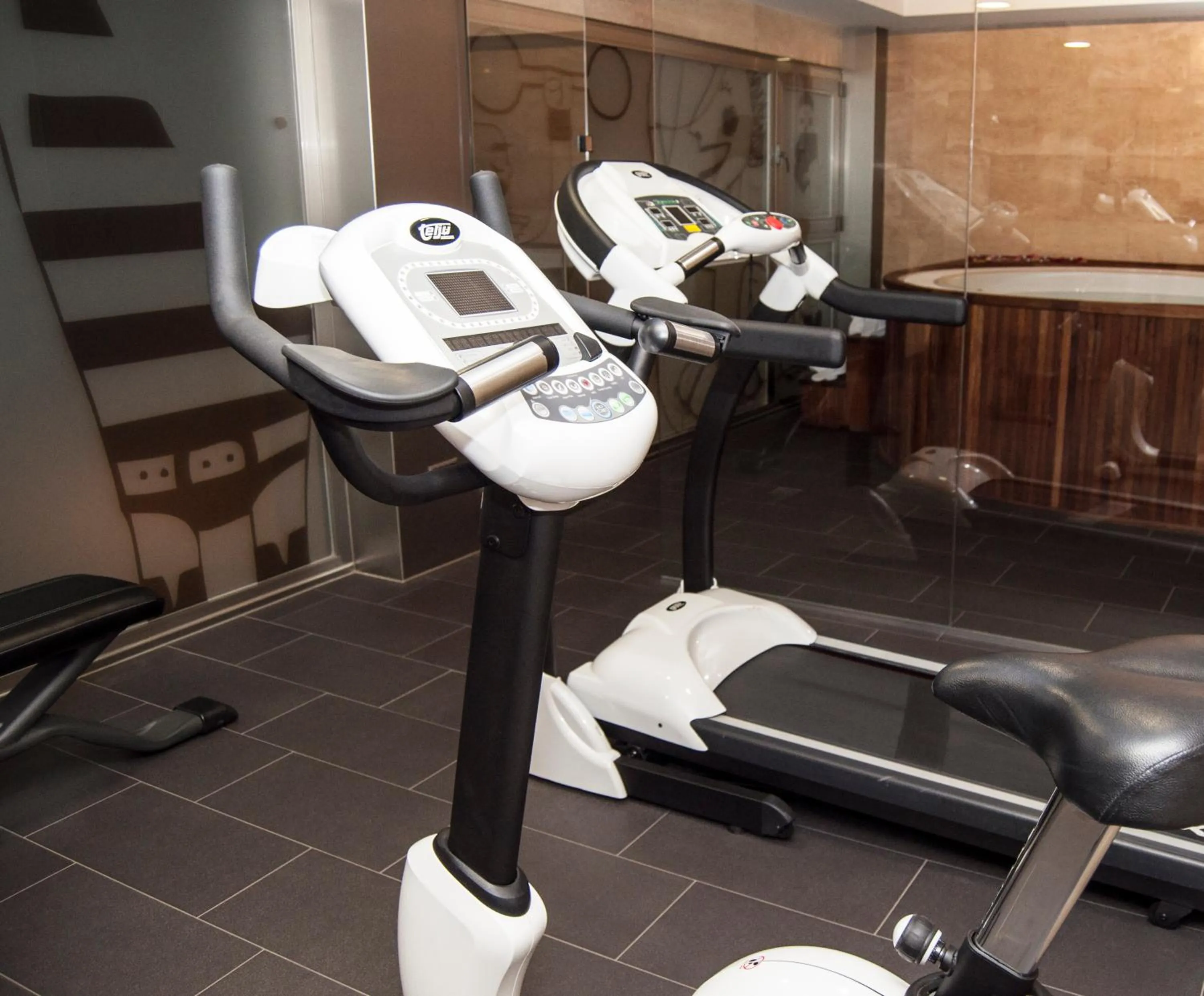 Fitness centre/facilities in Escuderos Hotel Cruz
