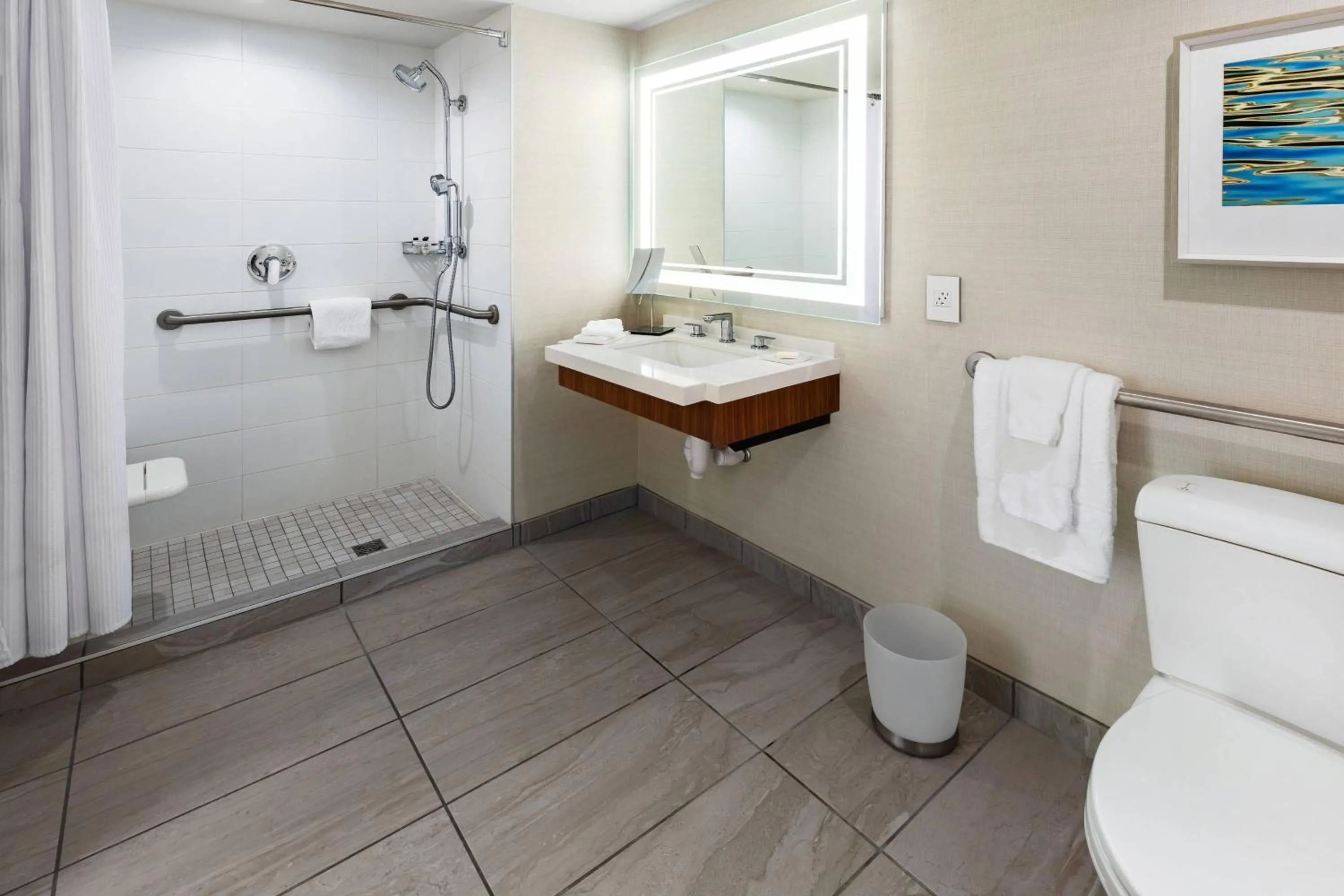 Bathroom in South Sioux City Marriott Riverfront