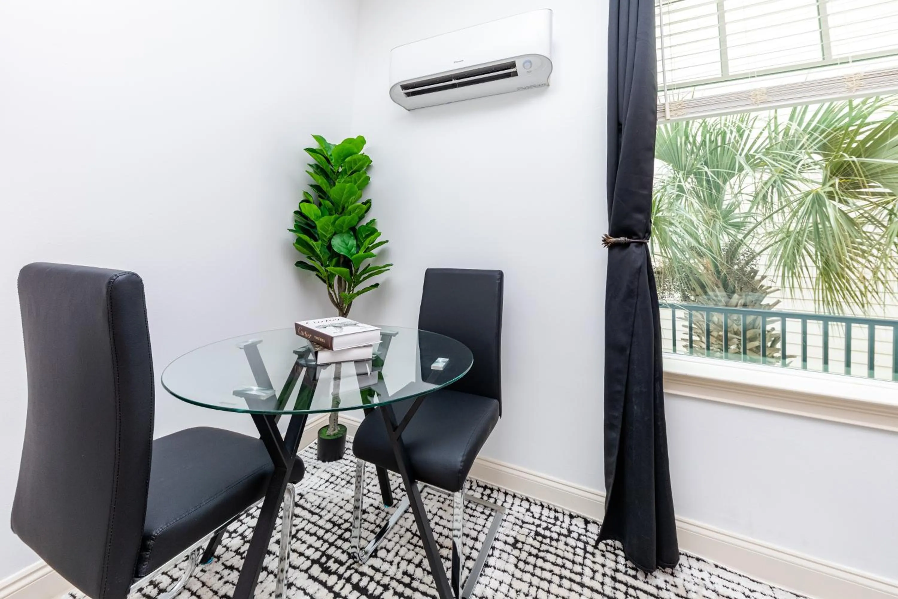 Seating area in 30-A Inn & Suites