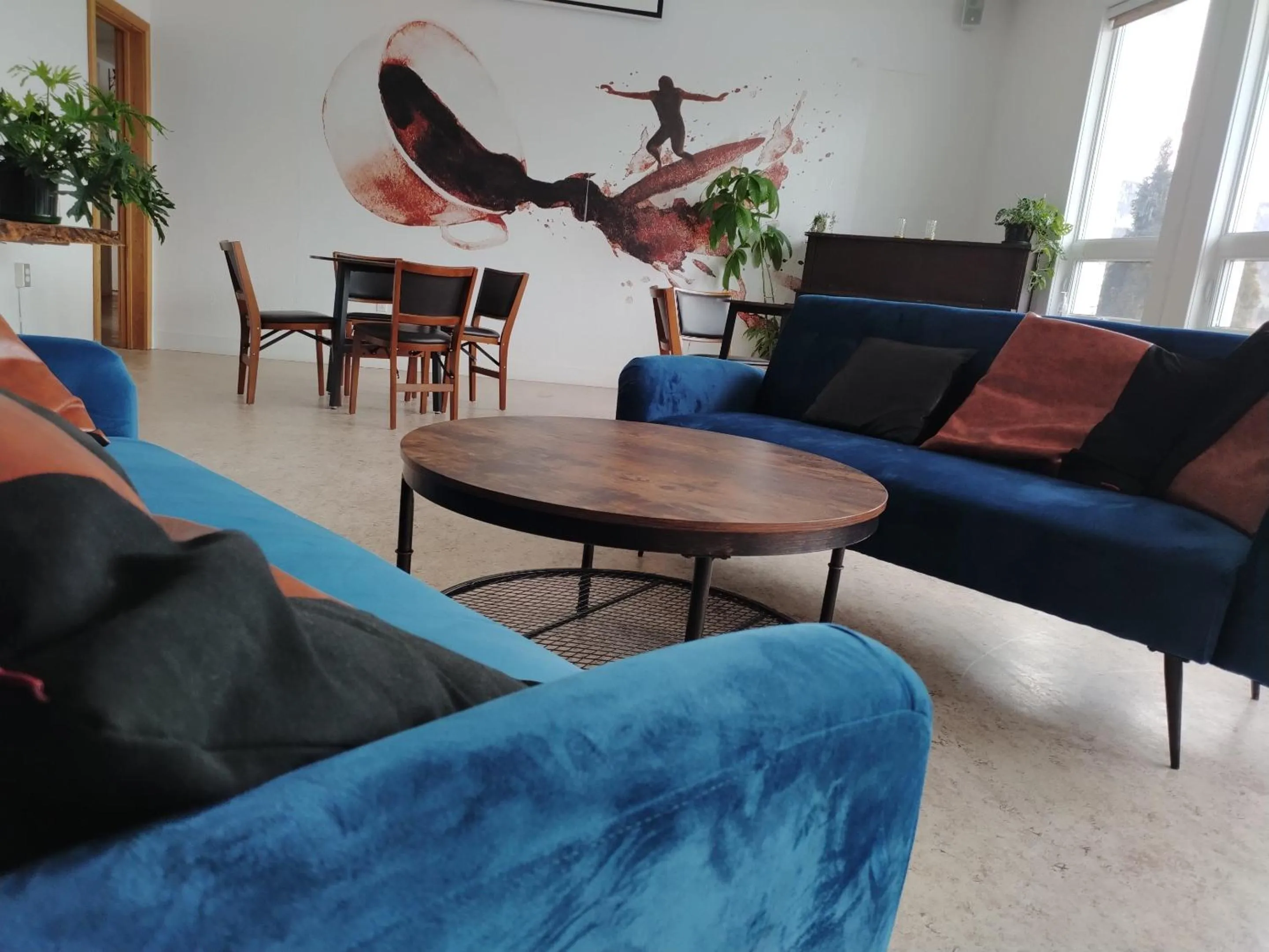 Living room in Auberge La Petite École de Forillon