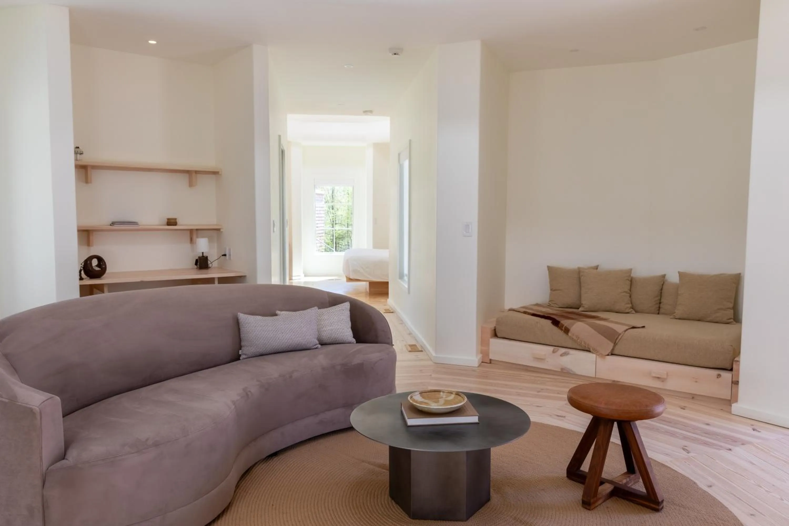 Seating area in Scribner's Catskill Lodge, a Member of Design Hotels