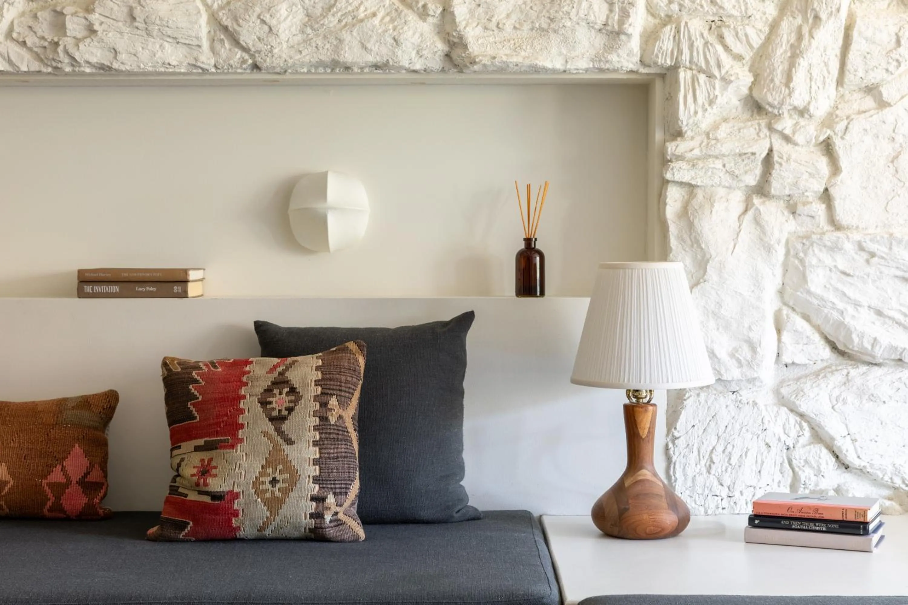 Seating area in Scribner's Catskill Lodge, a Member of Design Hotels