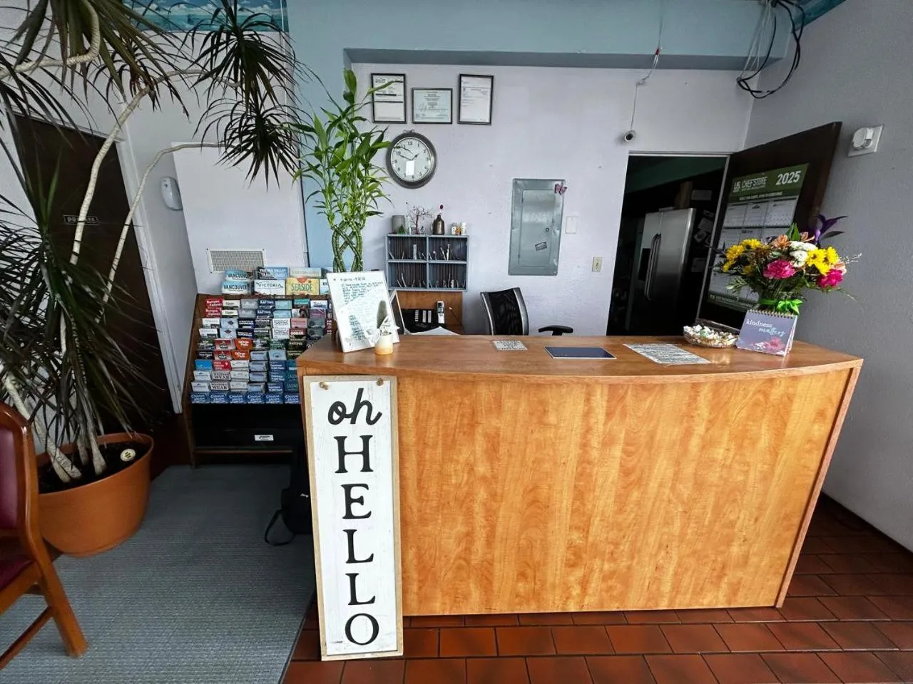 Lobby or reception in Travelers Inn by OYO Longview Kelso