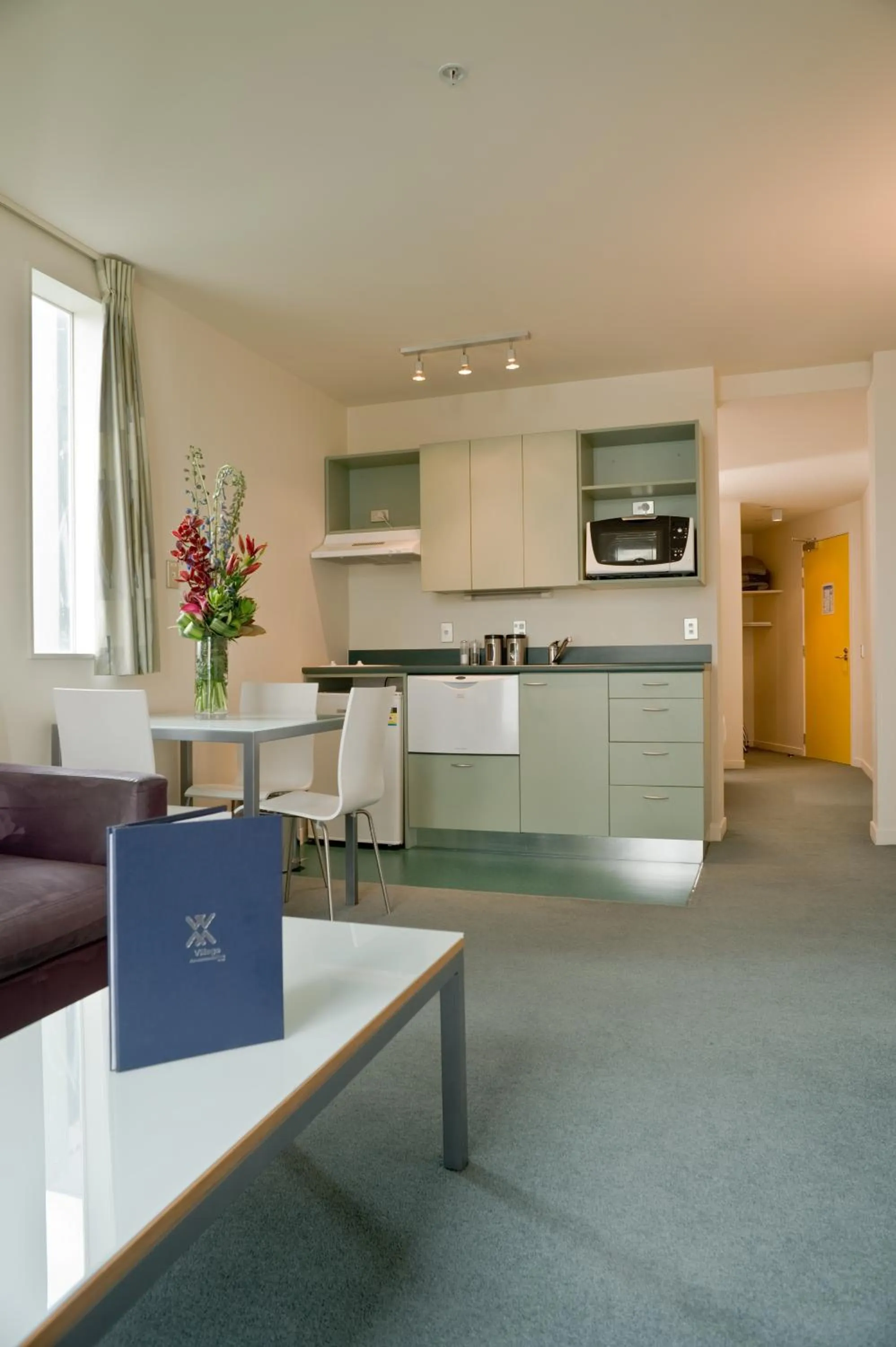 Kitchen or kitchenette in Astelia Apartment Hotel