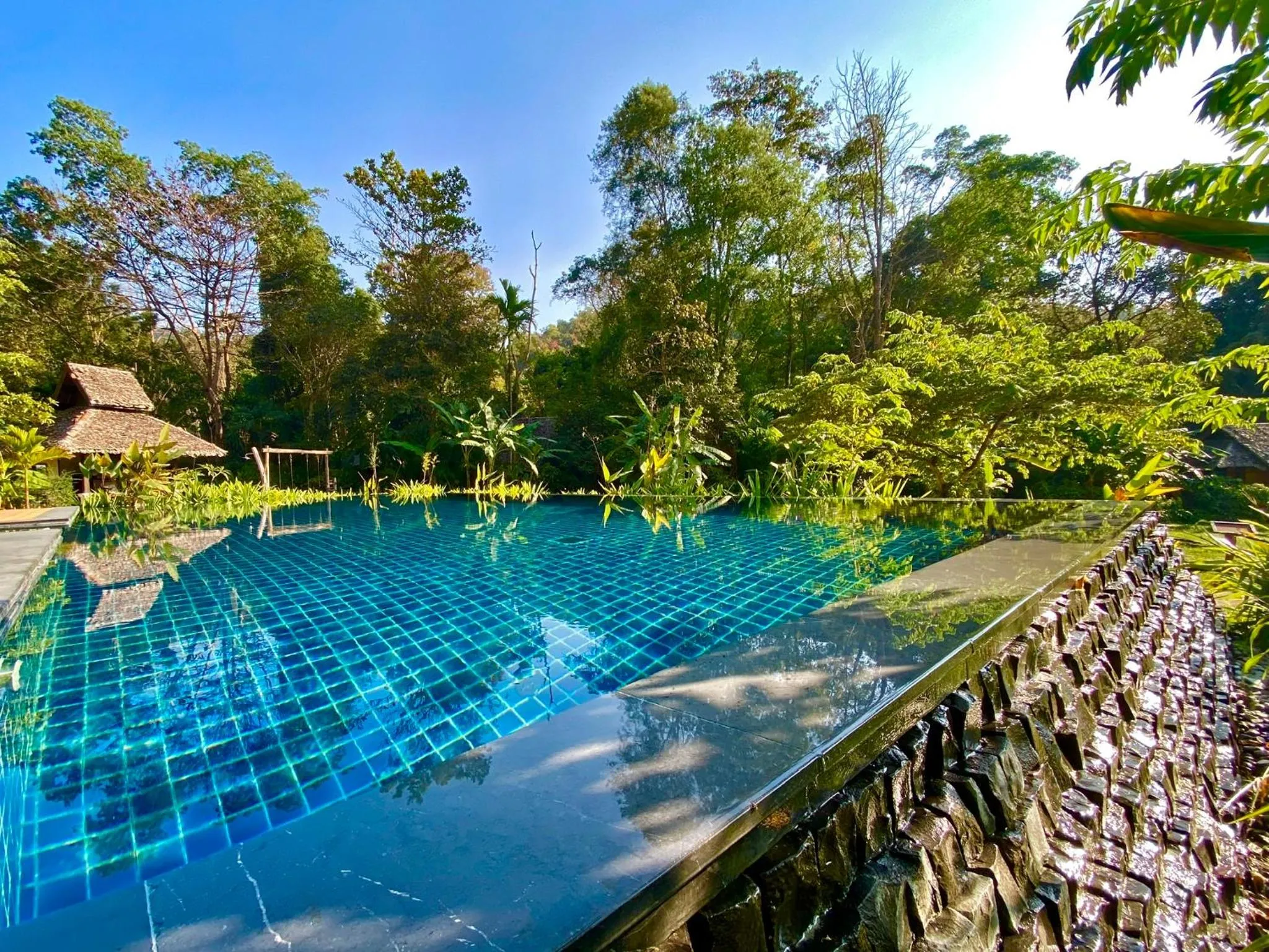 Pool view in Fern Resort Mae Hong Son
