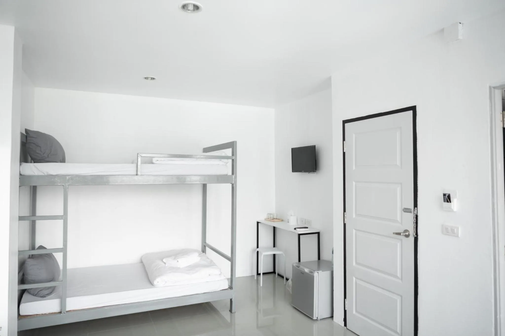 Bed in Studio 41 Salaya-Sai4