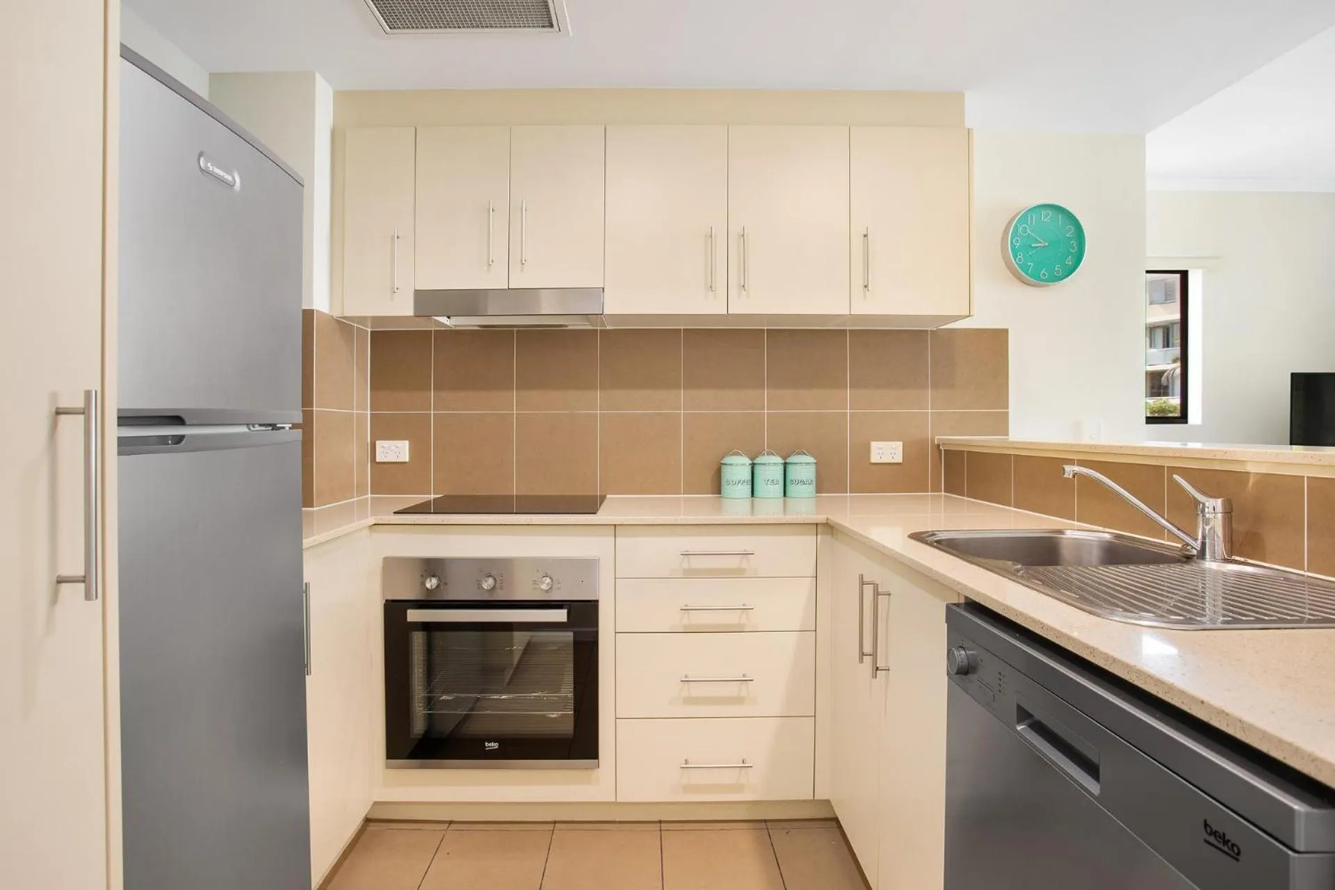 kitchen in Swell Resort Burleigh Heads