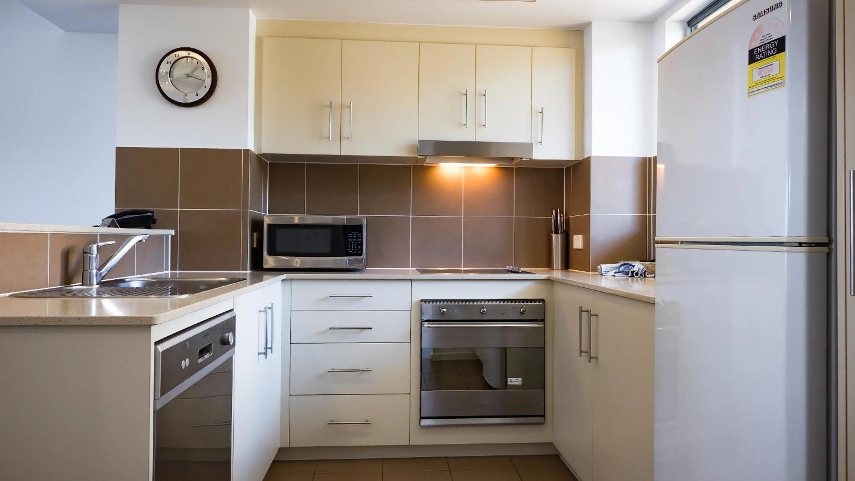 Kitchen or kitchenette in Swell Resort Burleigh Heads