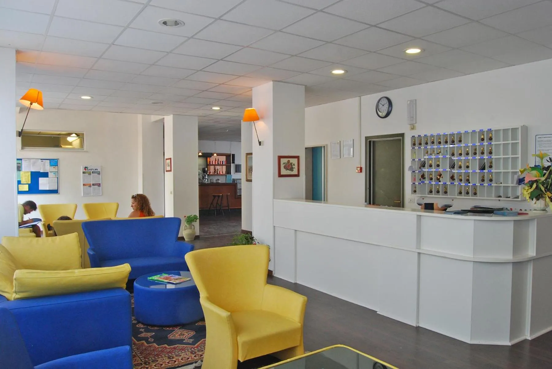 Seating area in Hotel Embassy