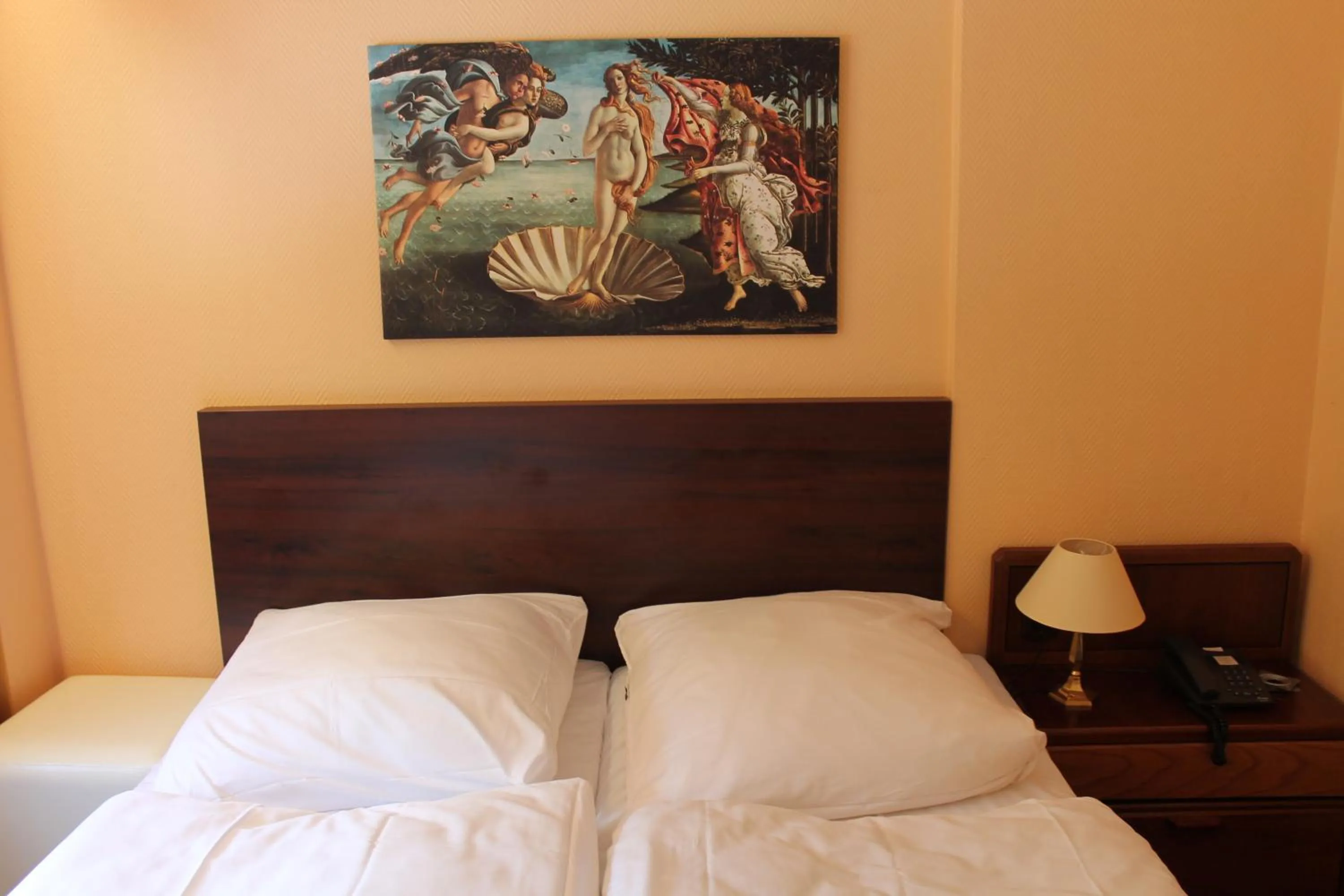 Bed in Wiking Hotel