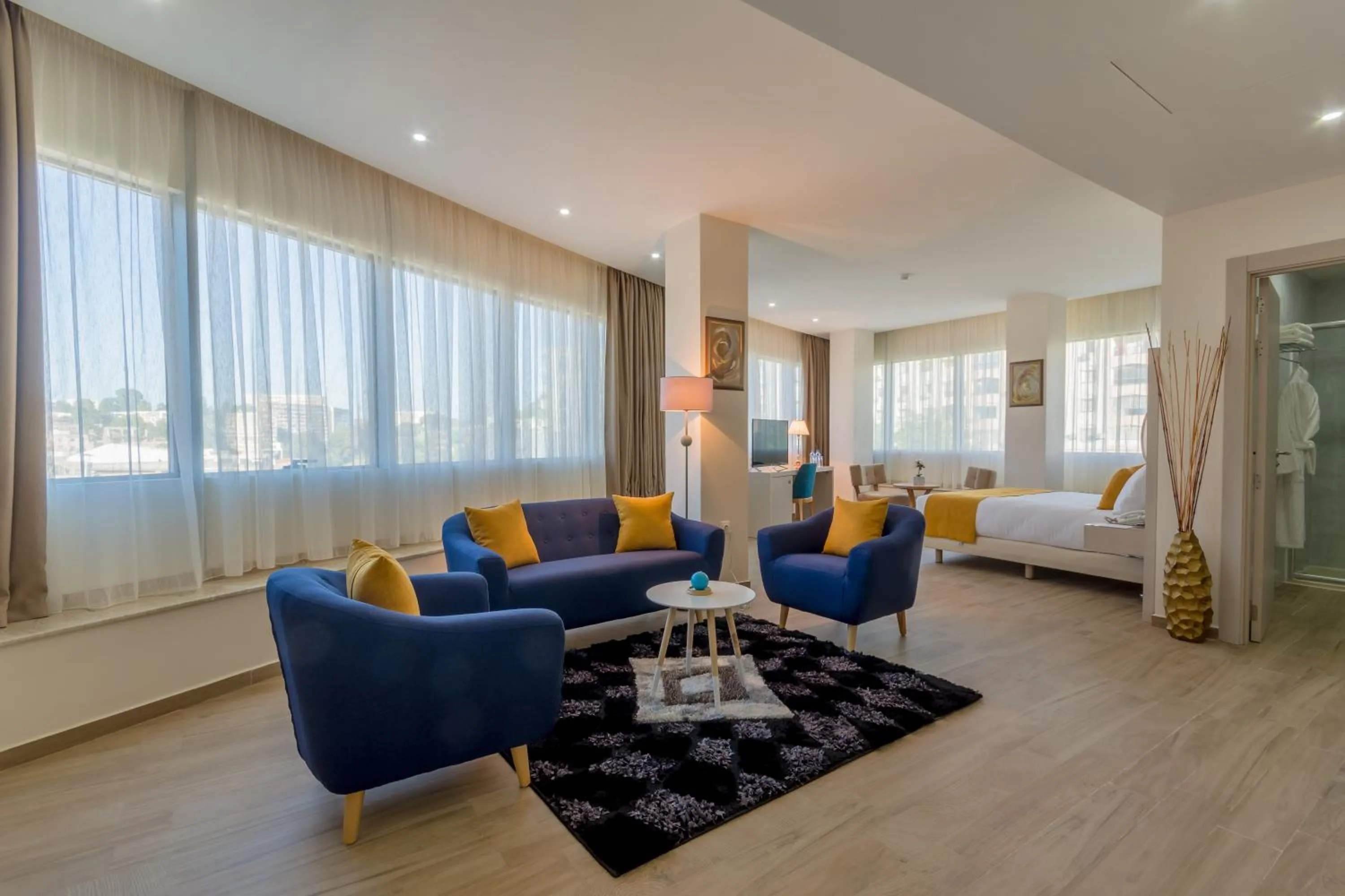 Bed in Hôtel Sidi Yahia