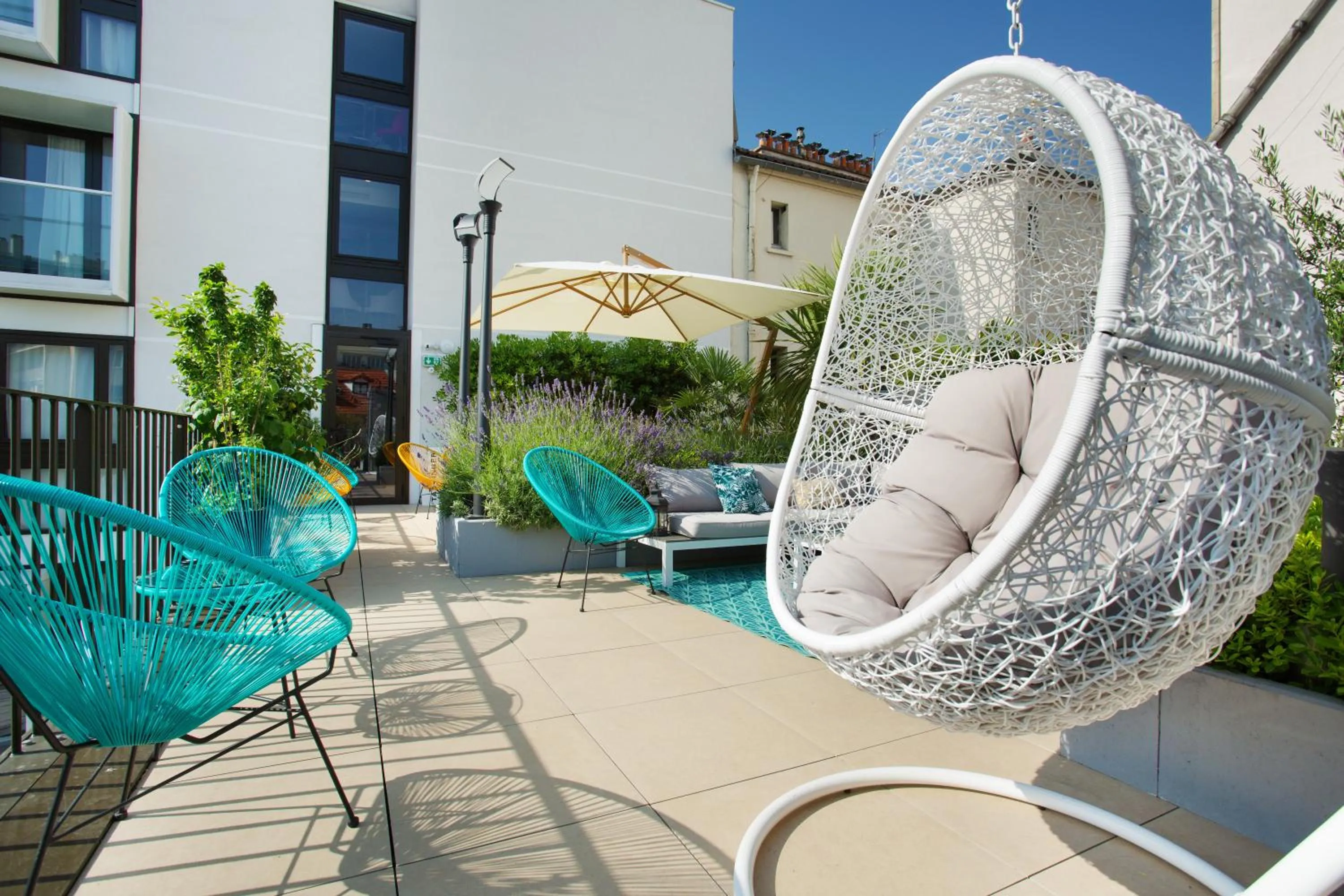 Patio in Jardins de Mademoiselle Hôtel & Spa