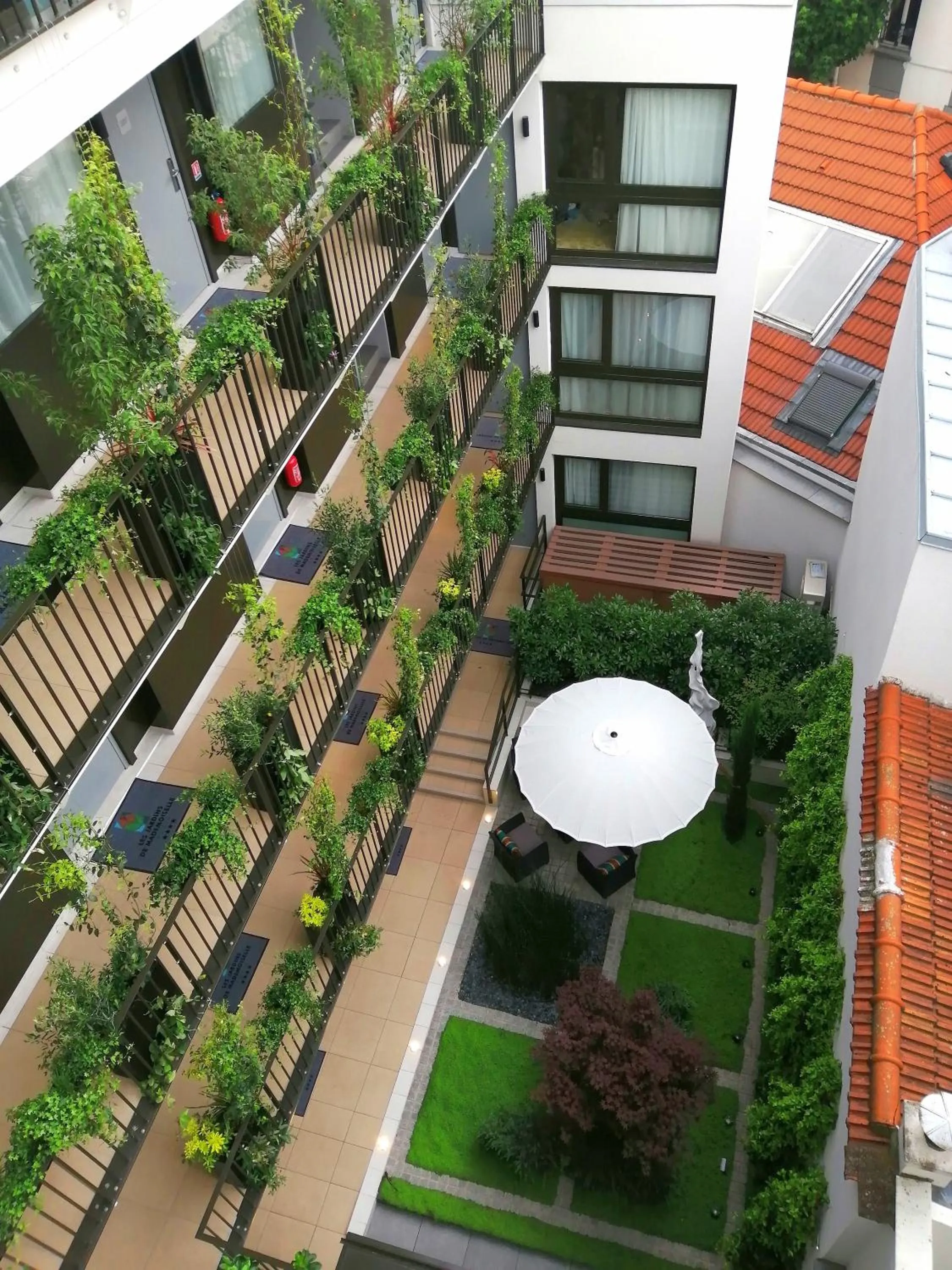 Patio in Jardins de Mademoiselle Hôtel & Spa