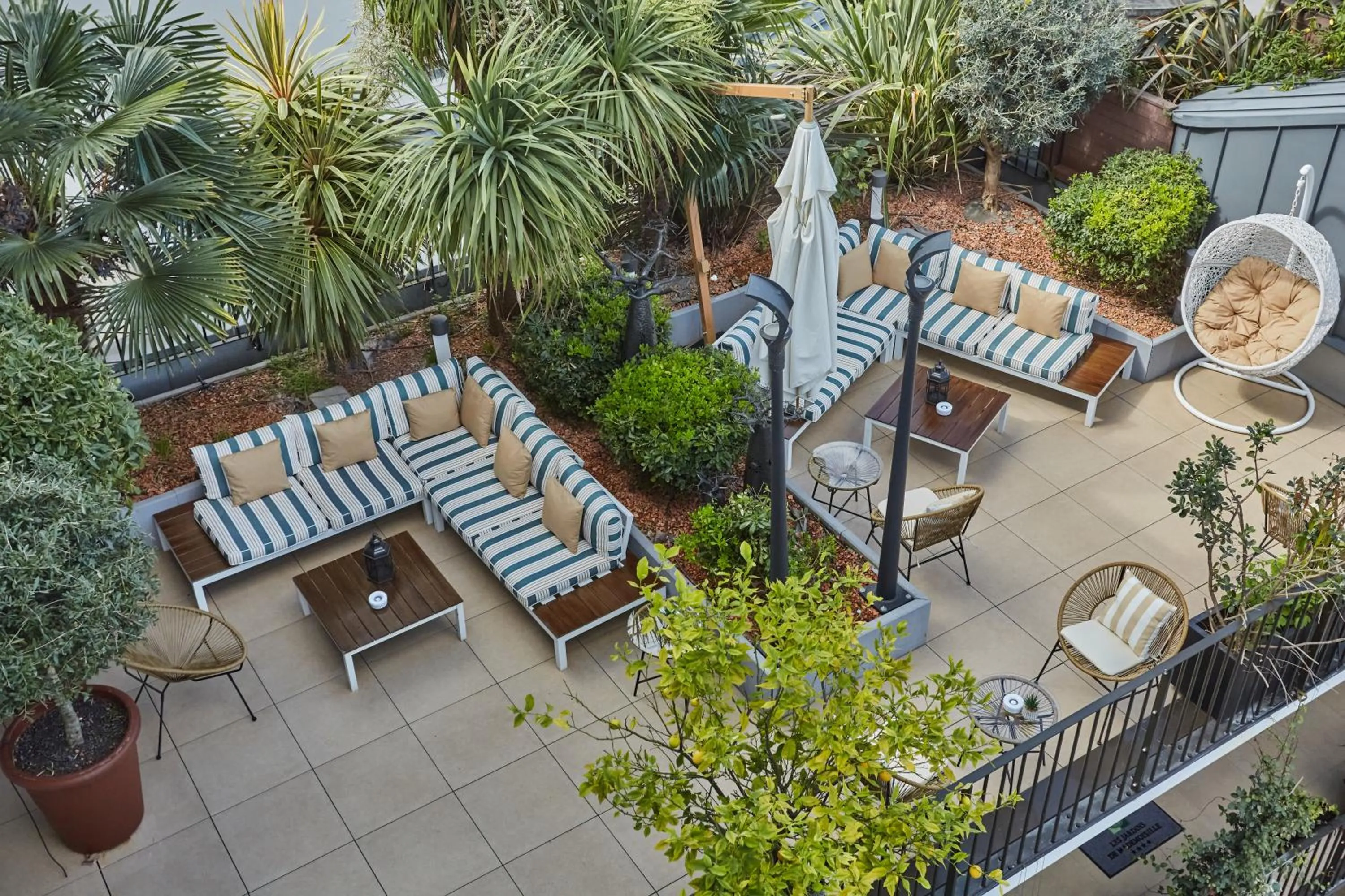 Patio in Jardins de Mademoiselle Hôtel & Spa