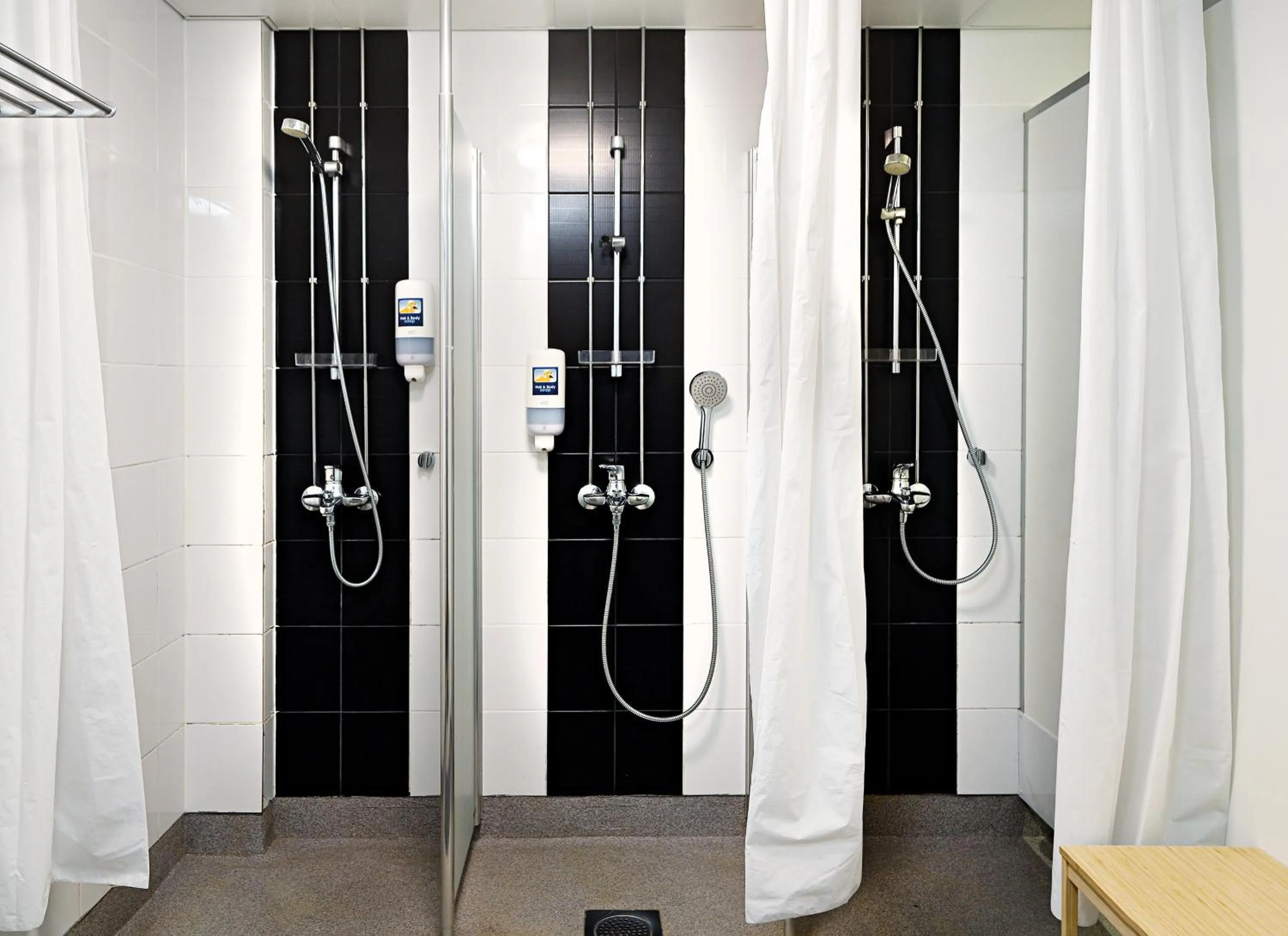 Shower in CheapSleep Hostel Helsinki