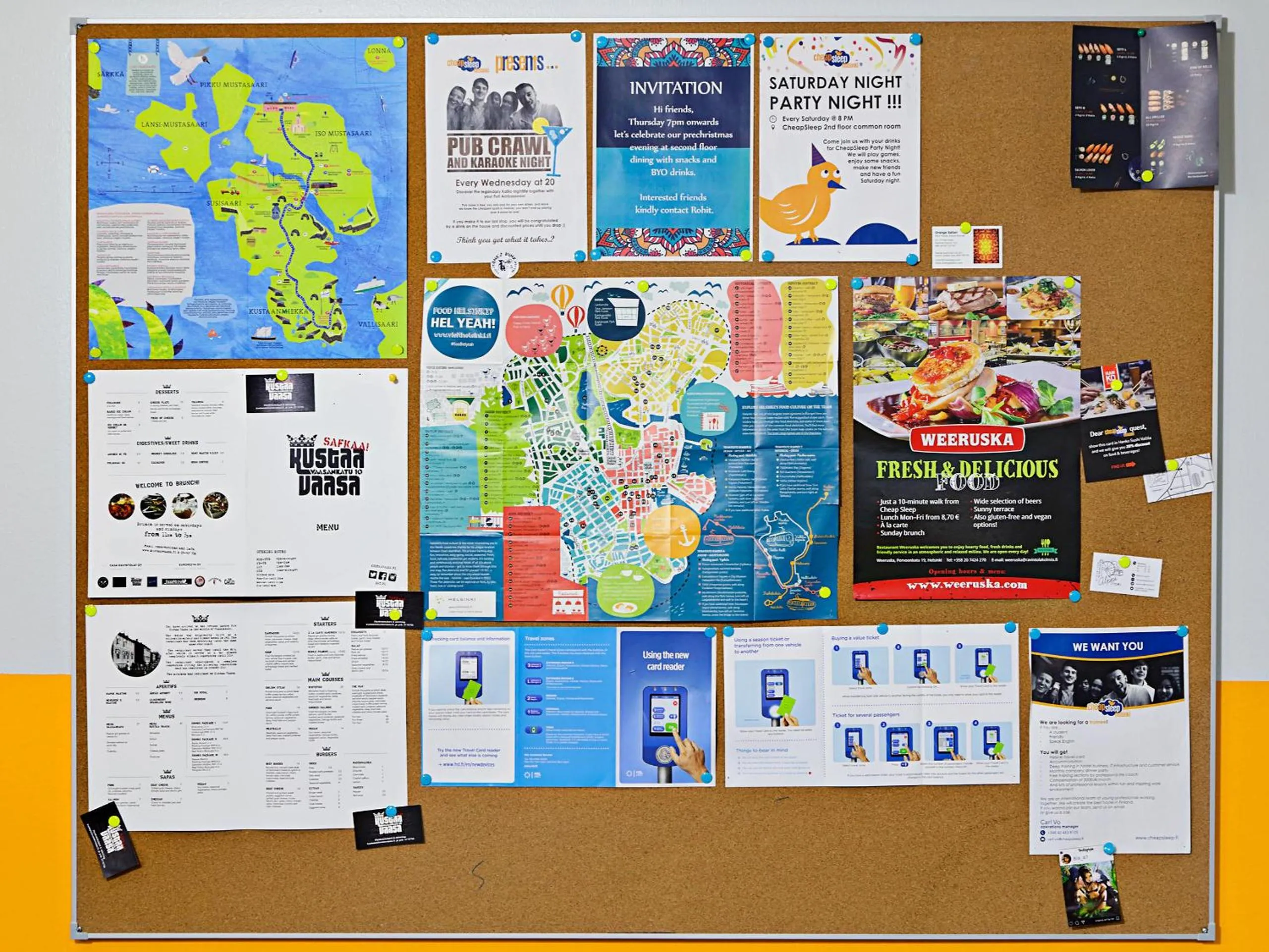 Activities in CheapSleep Hostel Helsinki