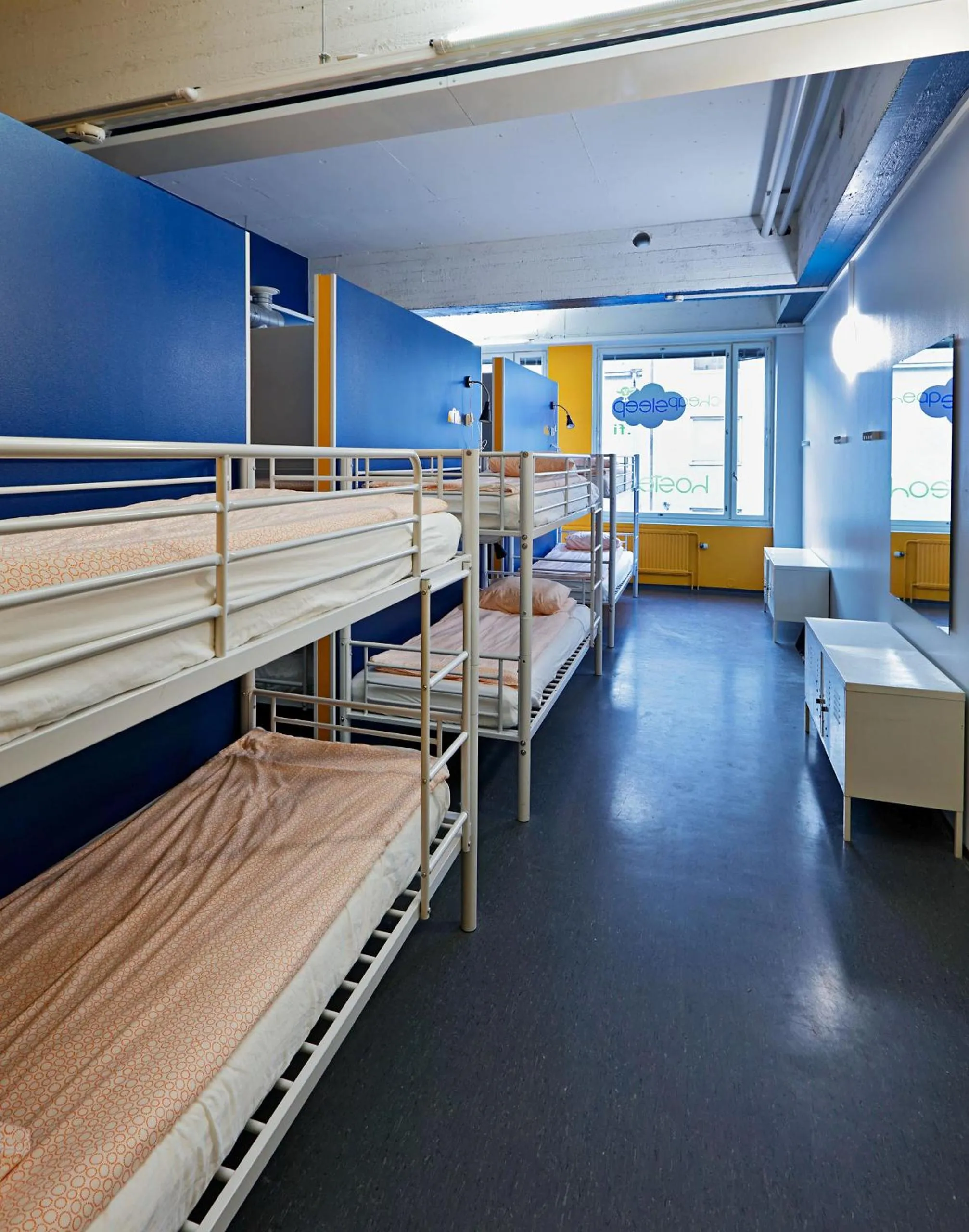 Photo of the whole room, Bed in CheapSleep Hostel Helsinki
