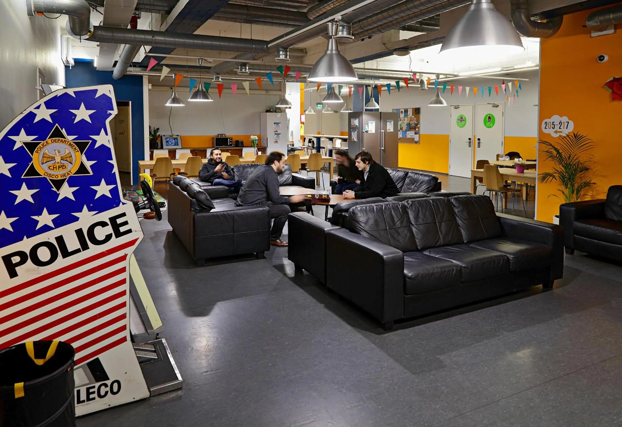 Living room in CheapSleep Hostel Helsinki