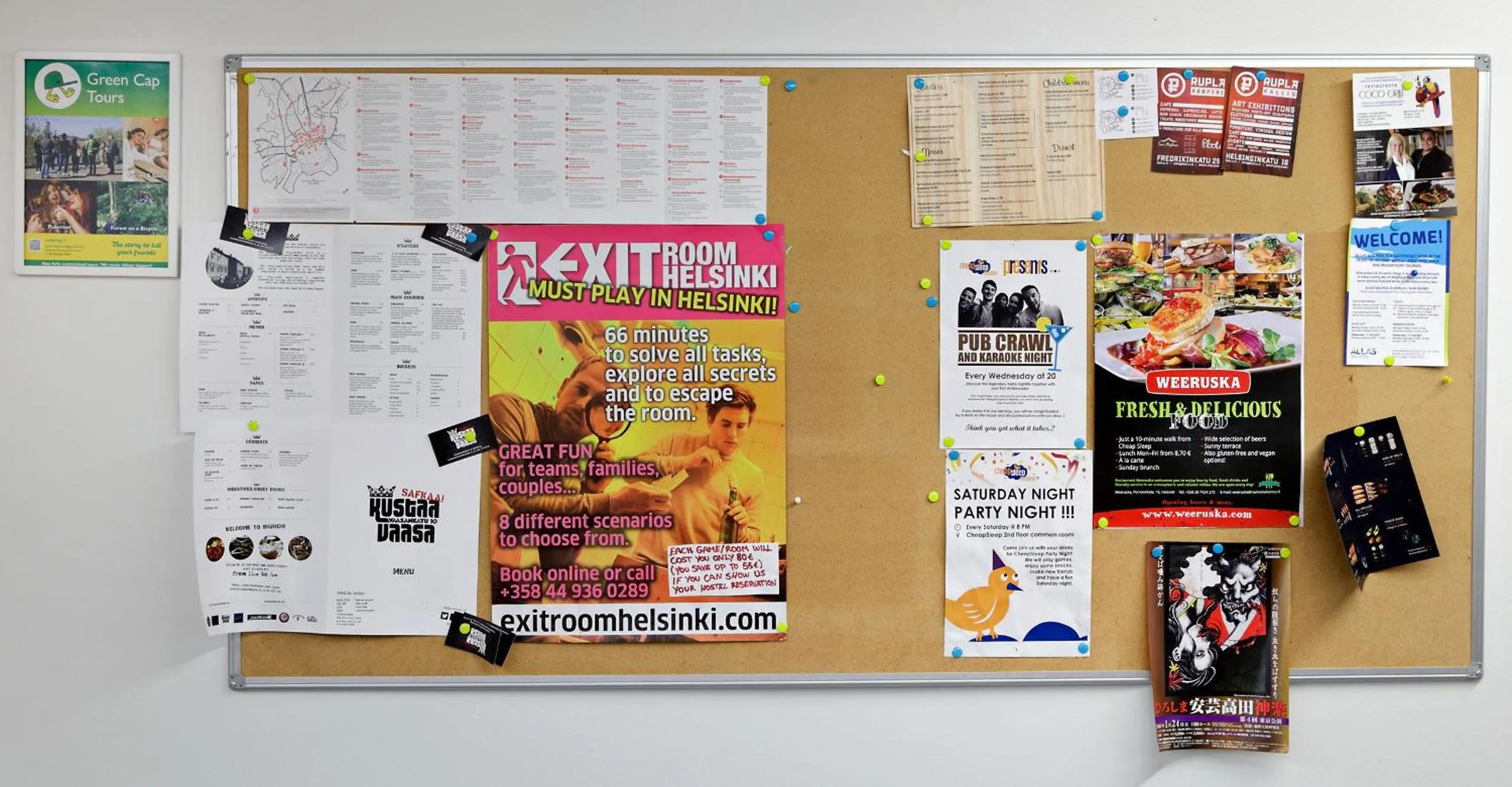 Activities in CheapSleep Hostel Helsinki