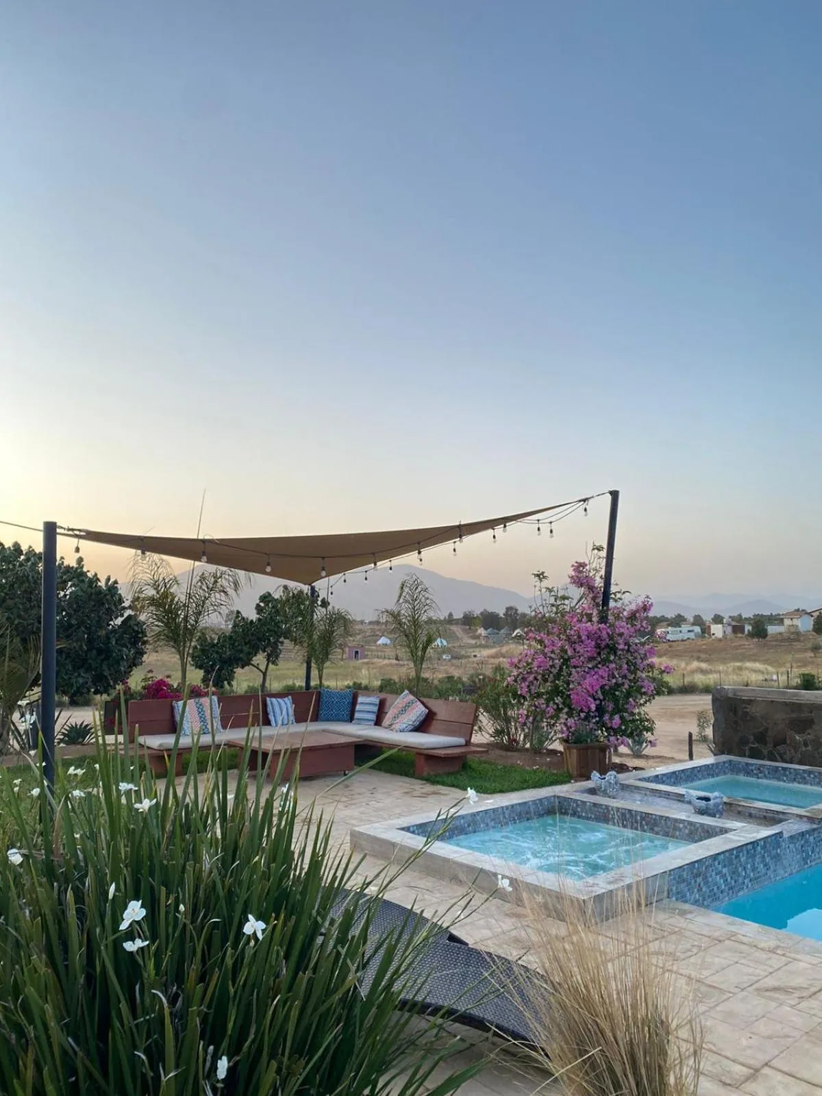 Pool view in Luna Del Valle