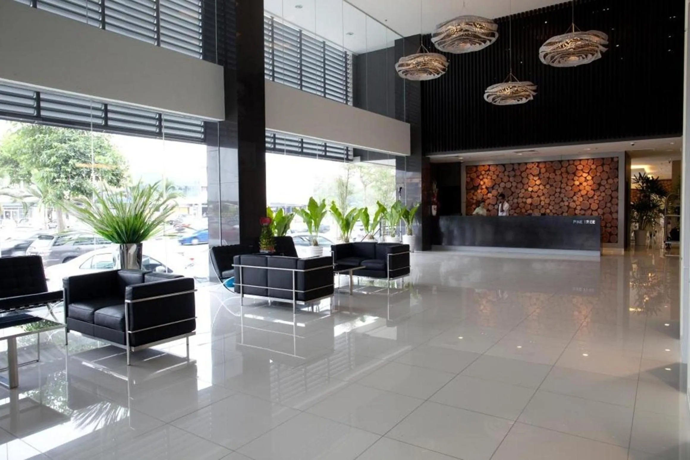 Lobby or reception in Pine Tree Hotel