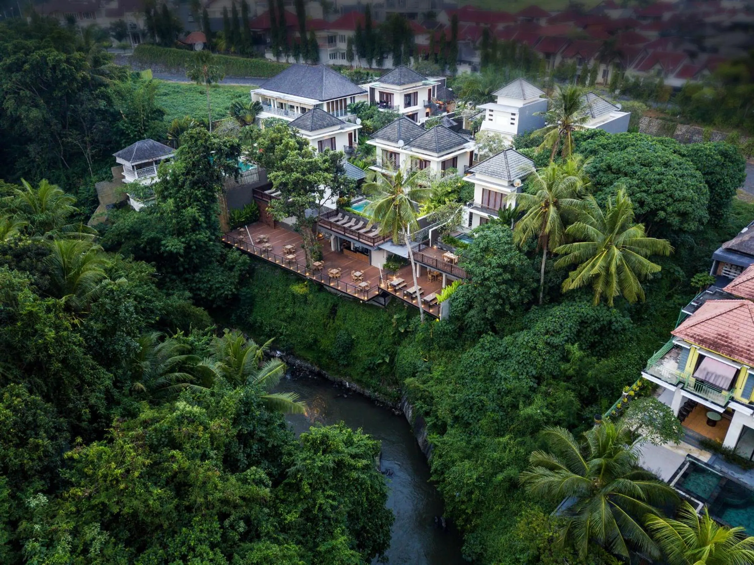 Bird's eye view in Annupuri Villas Bali