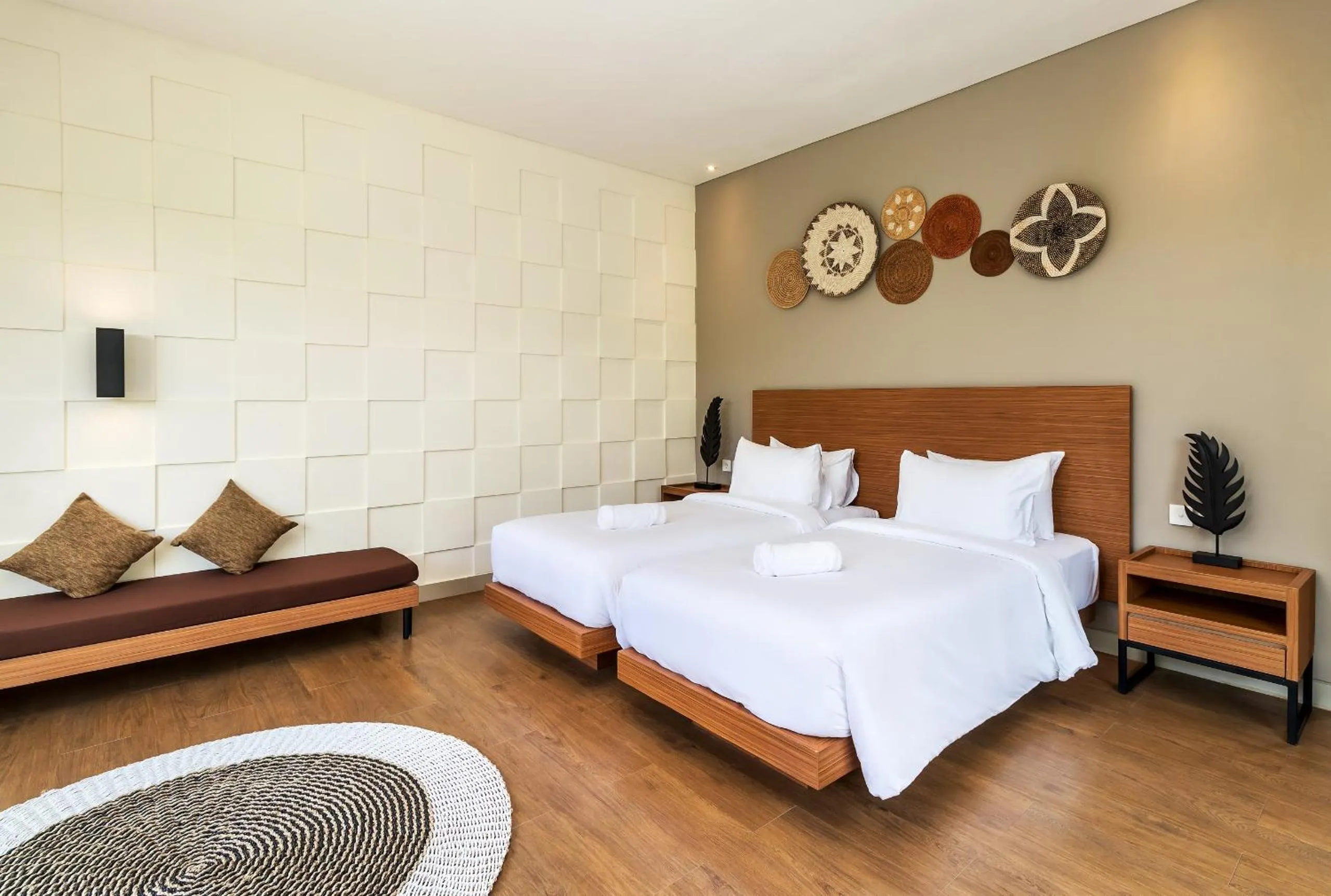 Bed in Annupuri Villas Bali