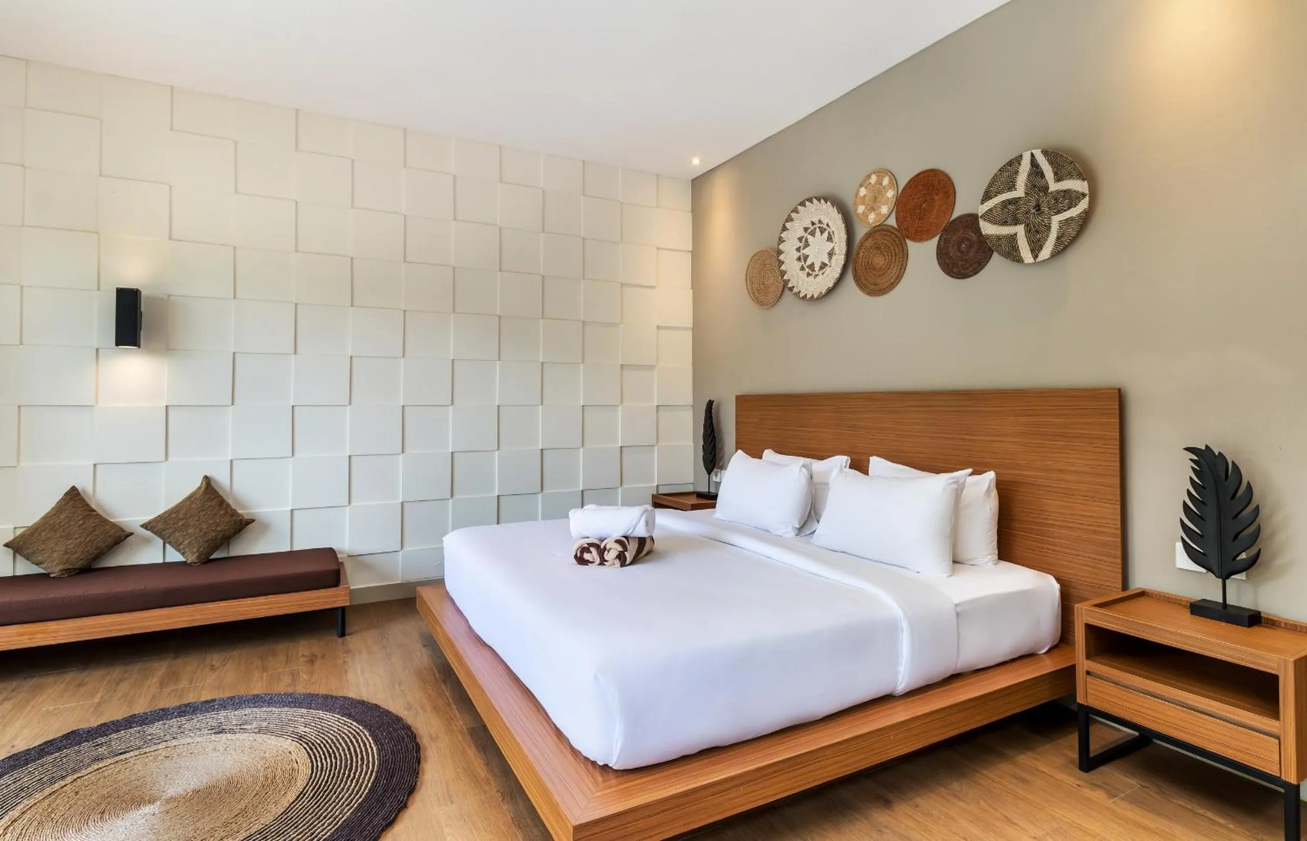 Bed in Annupuri Villas Bali