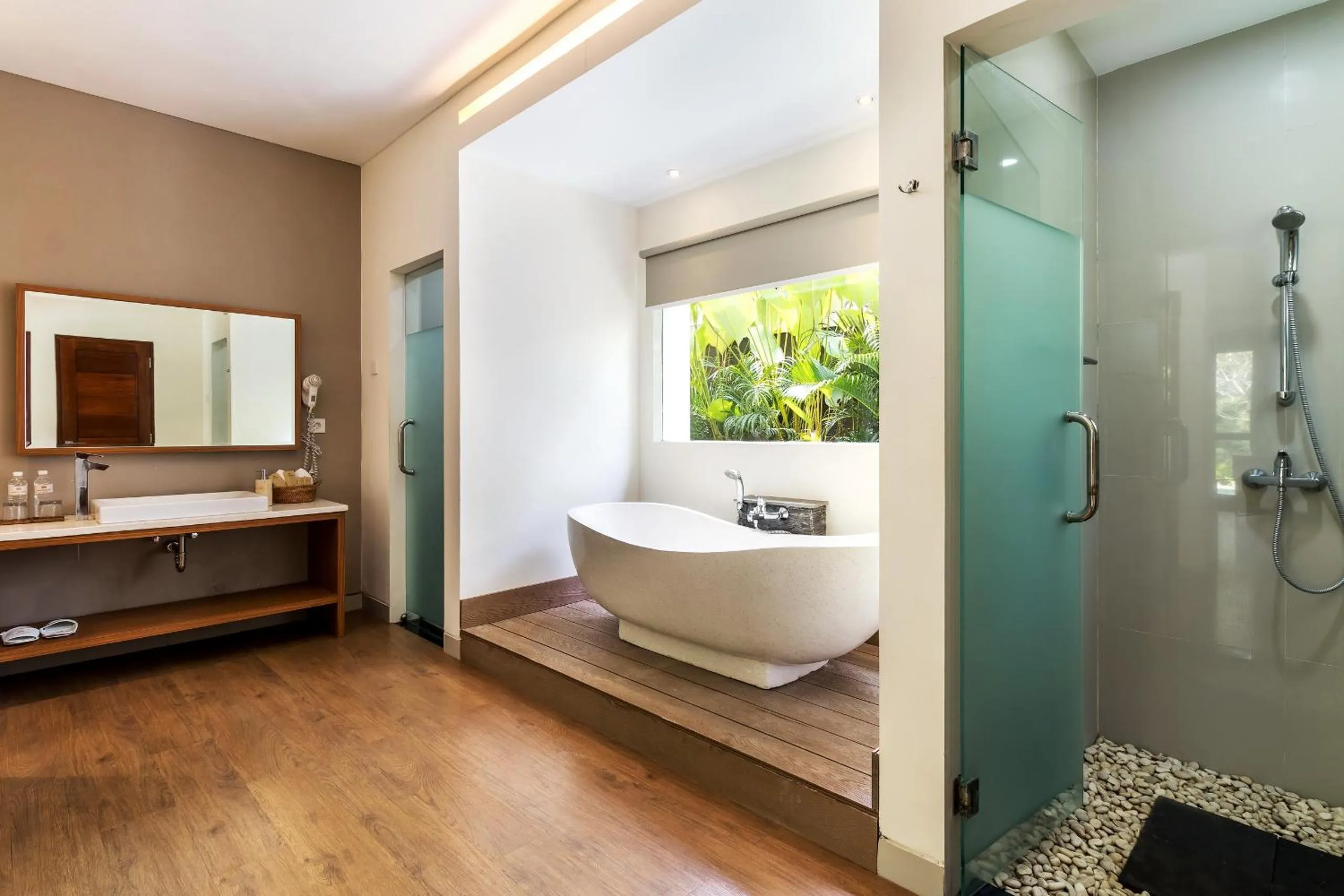 Shower in Annupuri Villas Bali