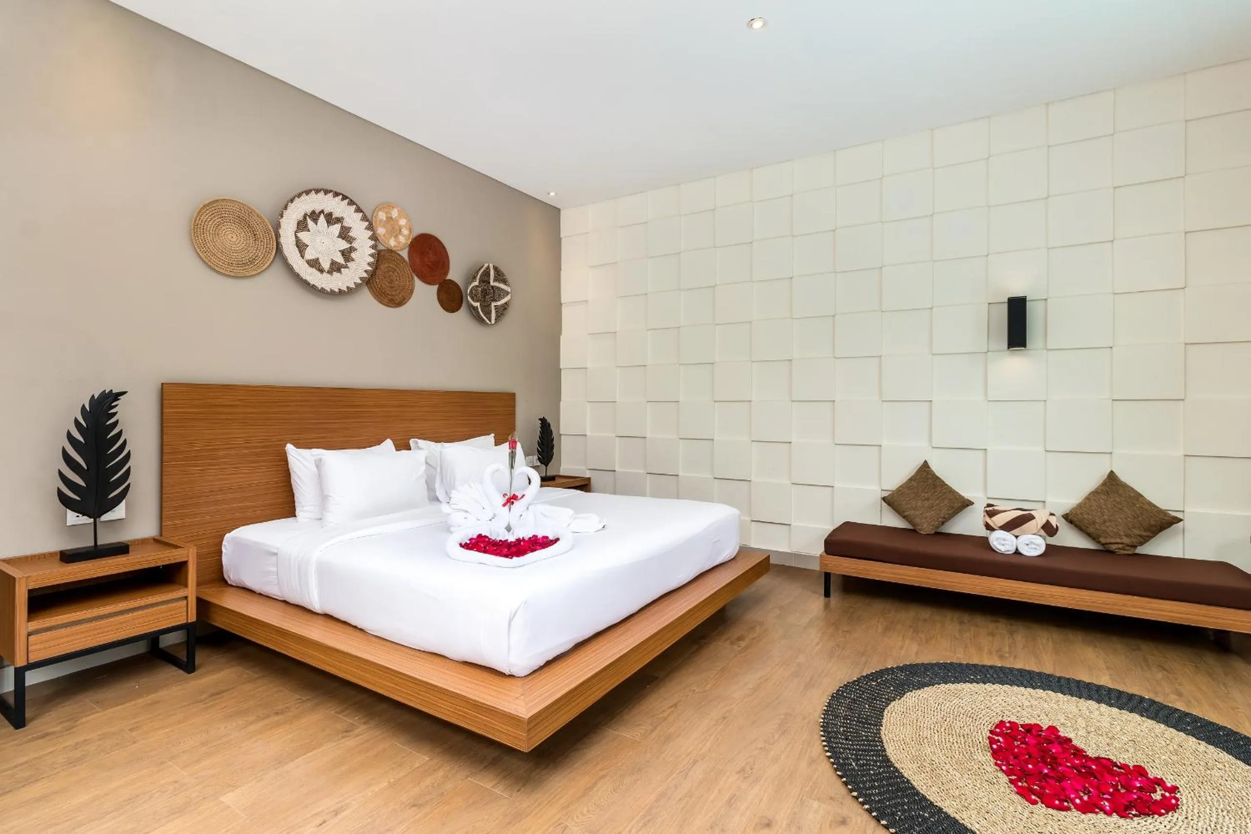 Bed in Annupuri Villas Bali