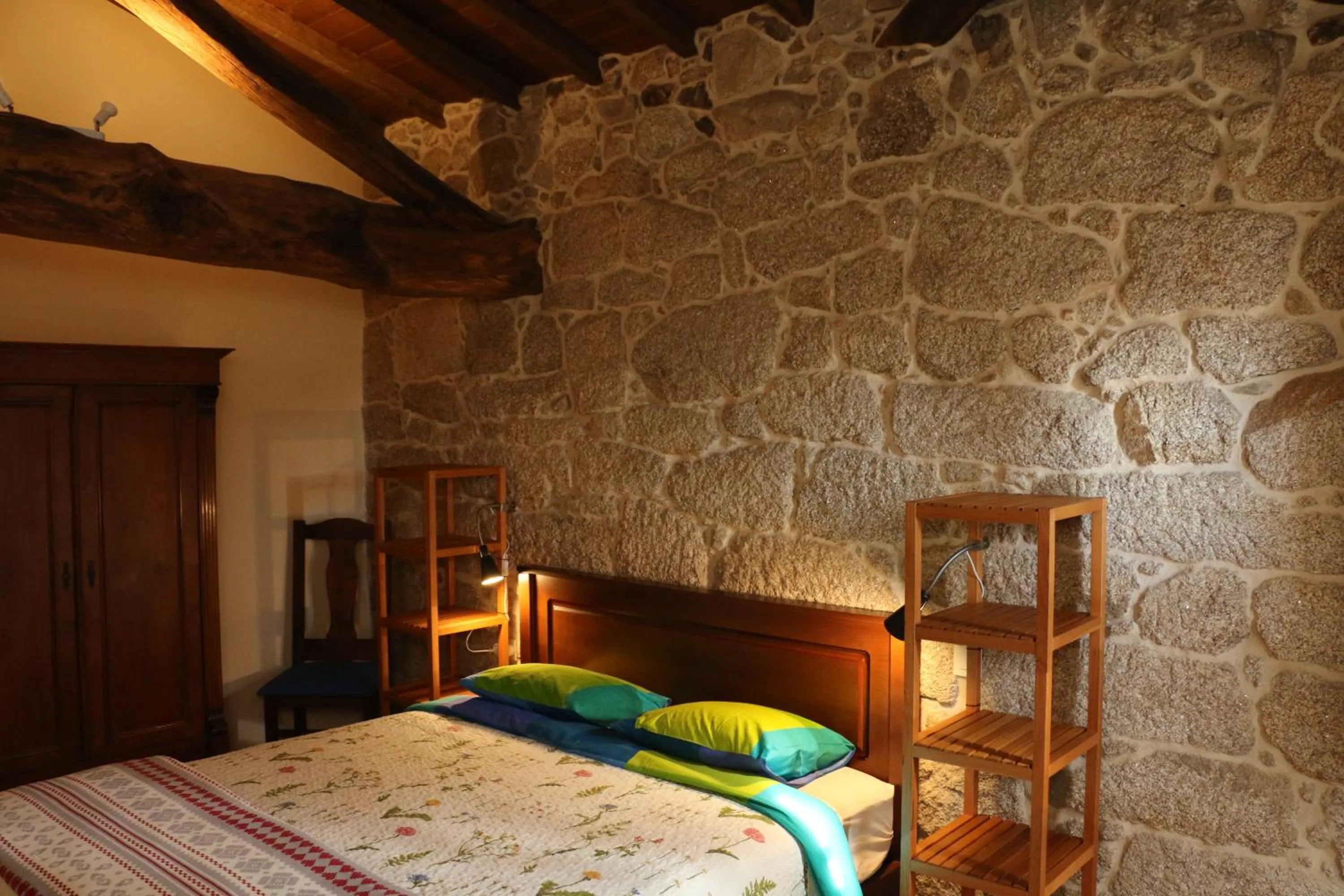 Bed in Pazo de Chaioso Ribeira Sacra