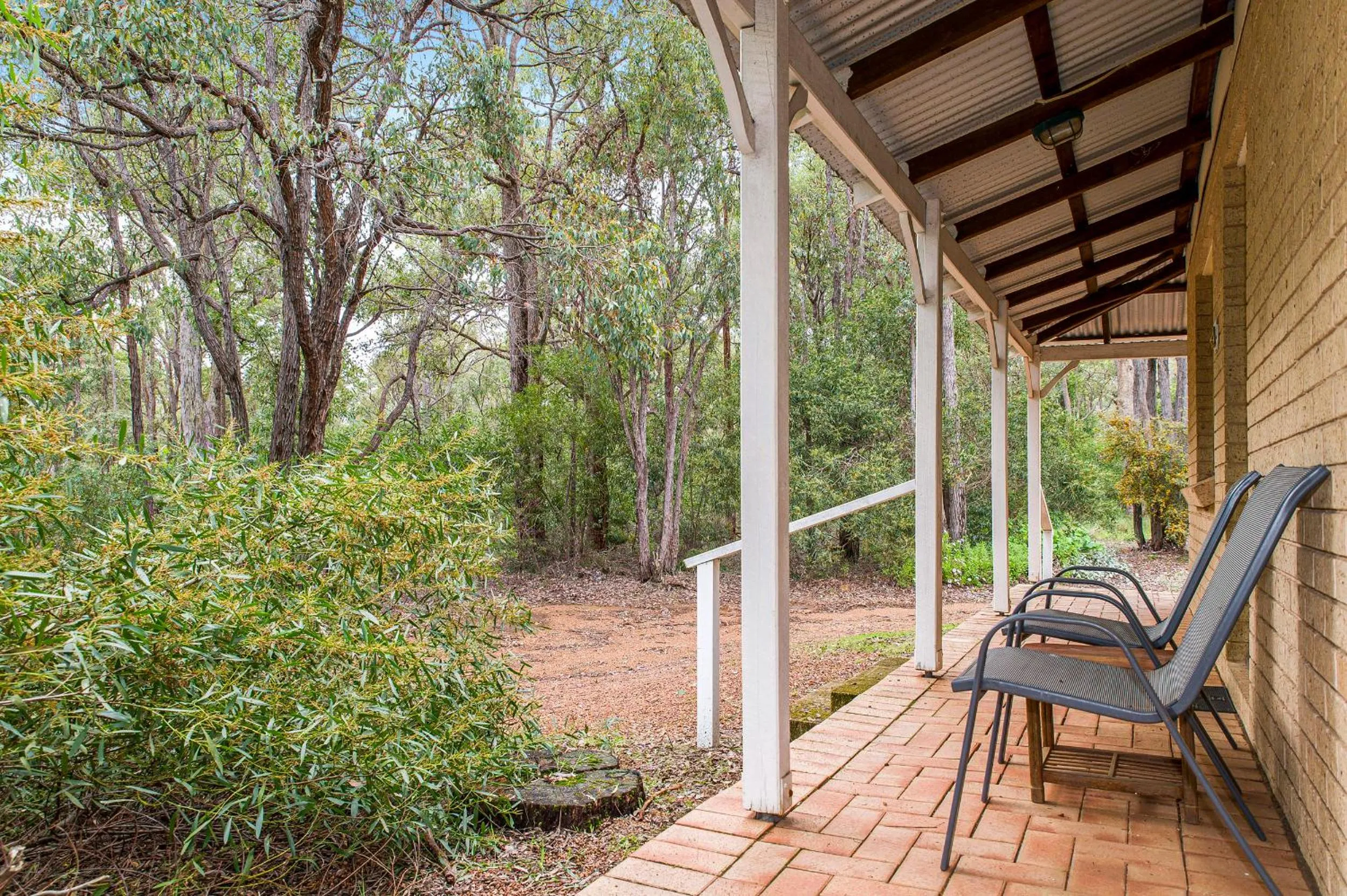 Patio in Travellers Rest Motel