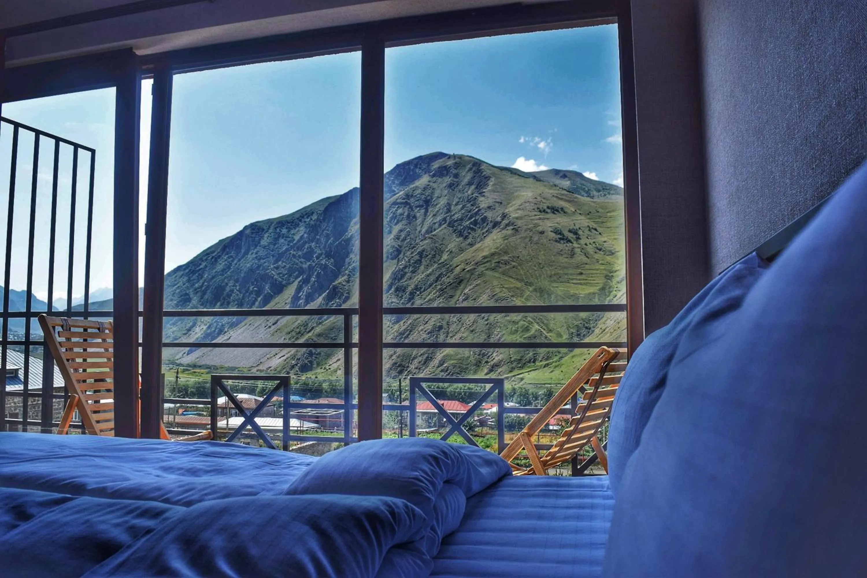 Balcony/Terrace in Chemodann Kazbegi