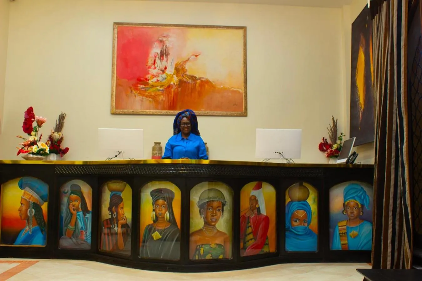 Lobby or reception in Hôtel La Villa Racine