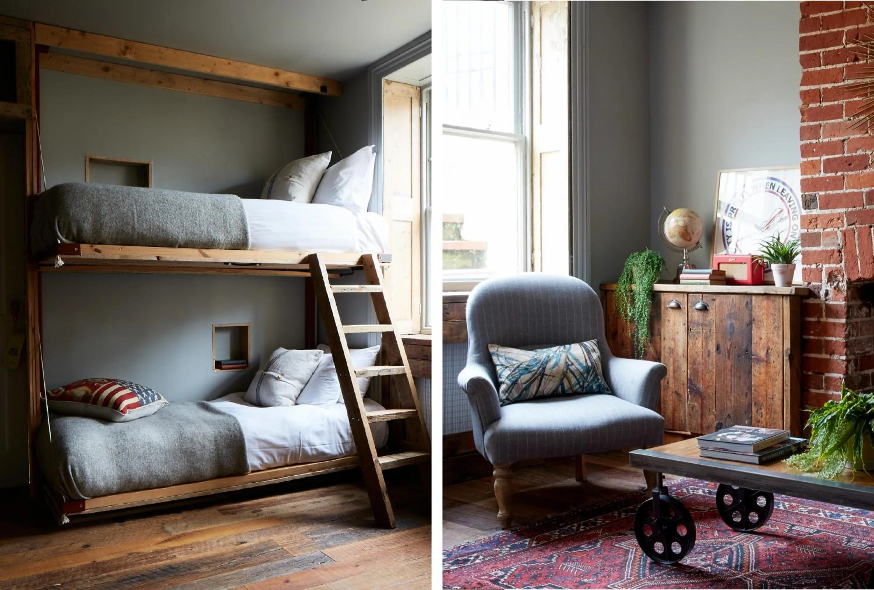 Living room, Bed in Artist Residence Brighton