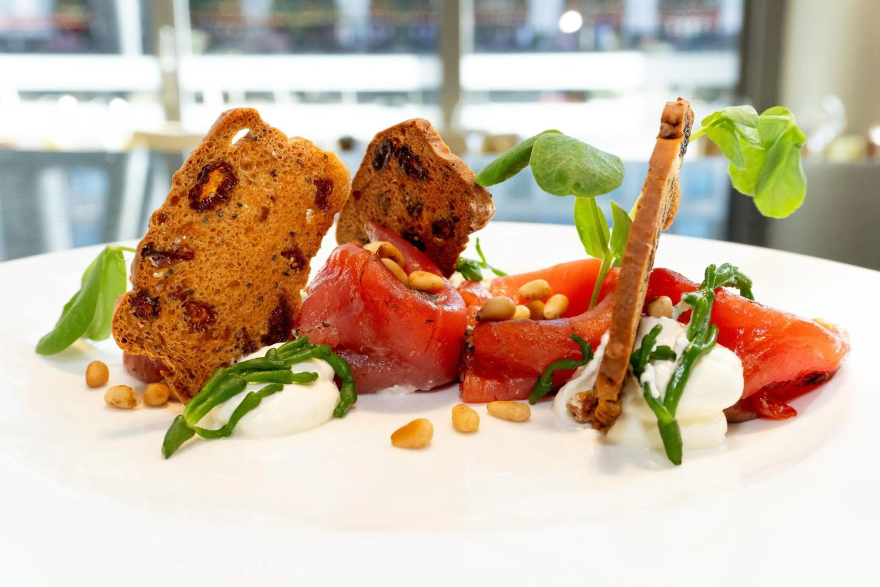 Restaurant/places to eat in London Marriott Hotel Canary Wharf