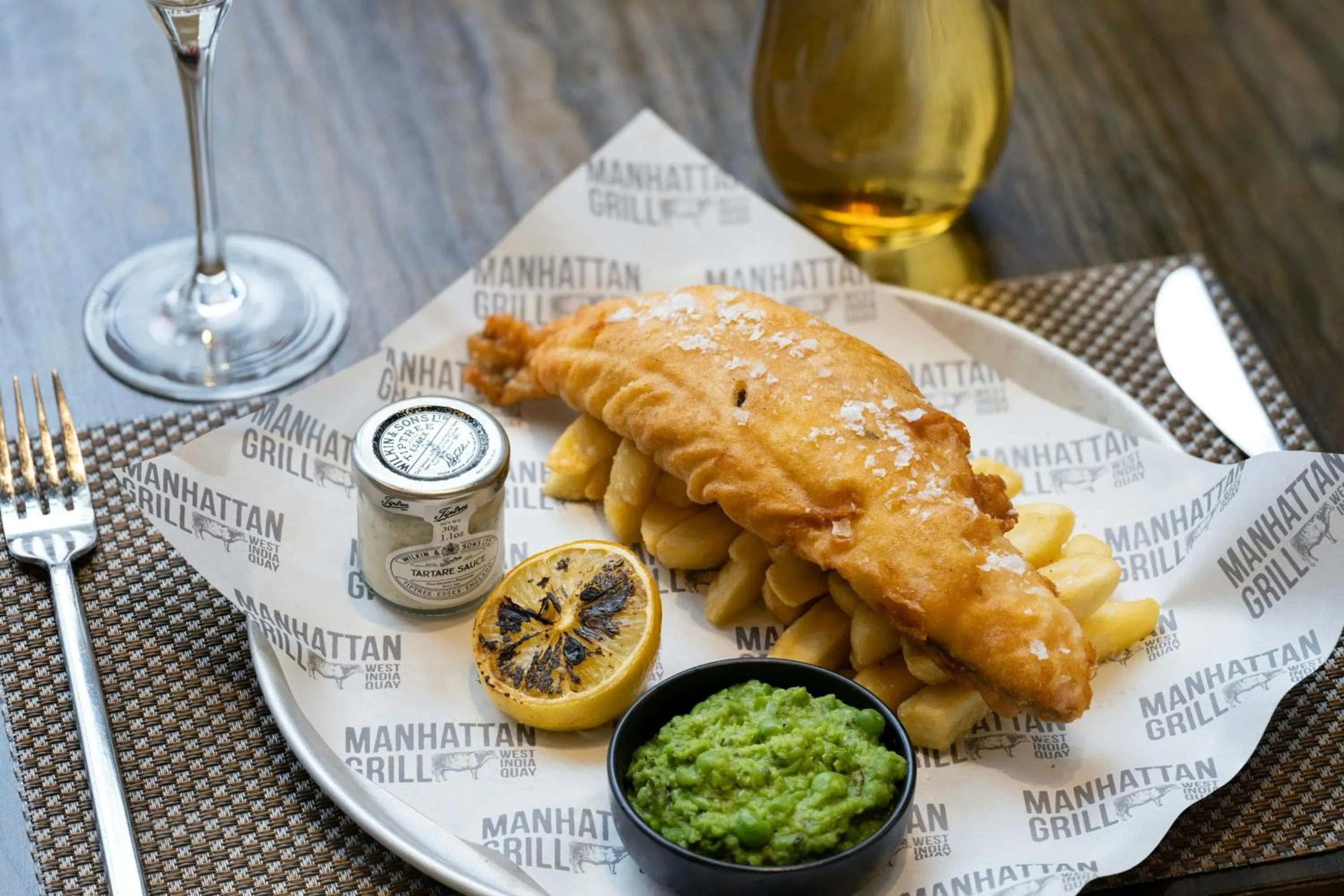 Restaurant/places to eat in London Marriott Hotel Canary Wharf