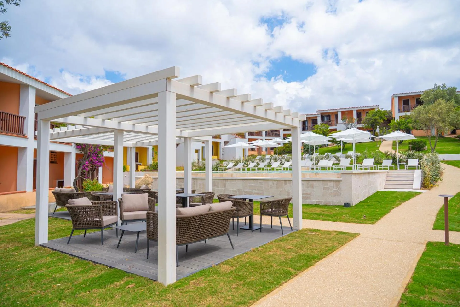 Patio in Felix Hotels - Residence Hotel Costa Serena