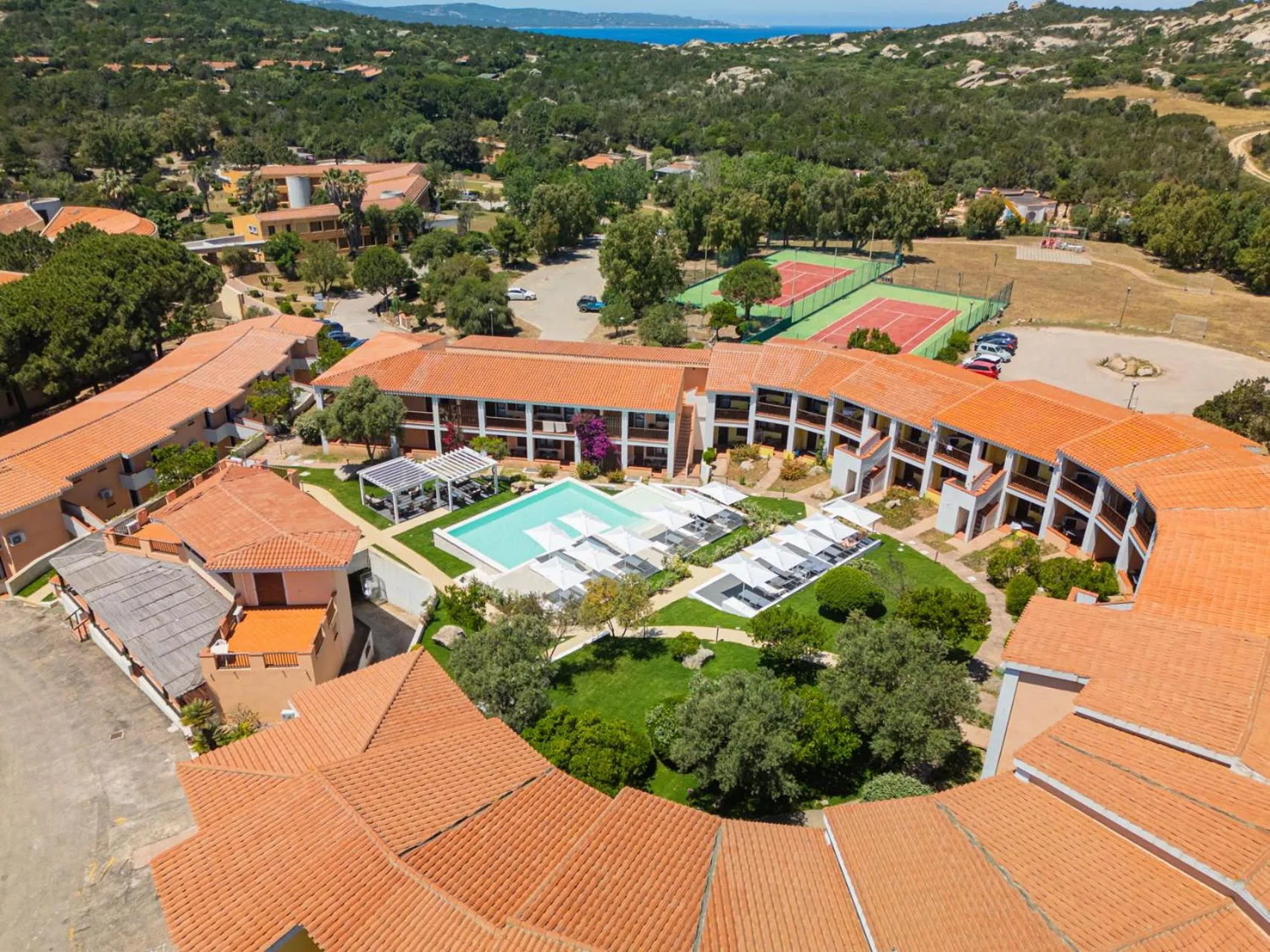 Bird's eye view in Felix Hotels - Residence Hotel Costa Serena