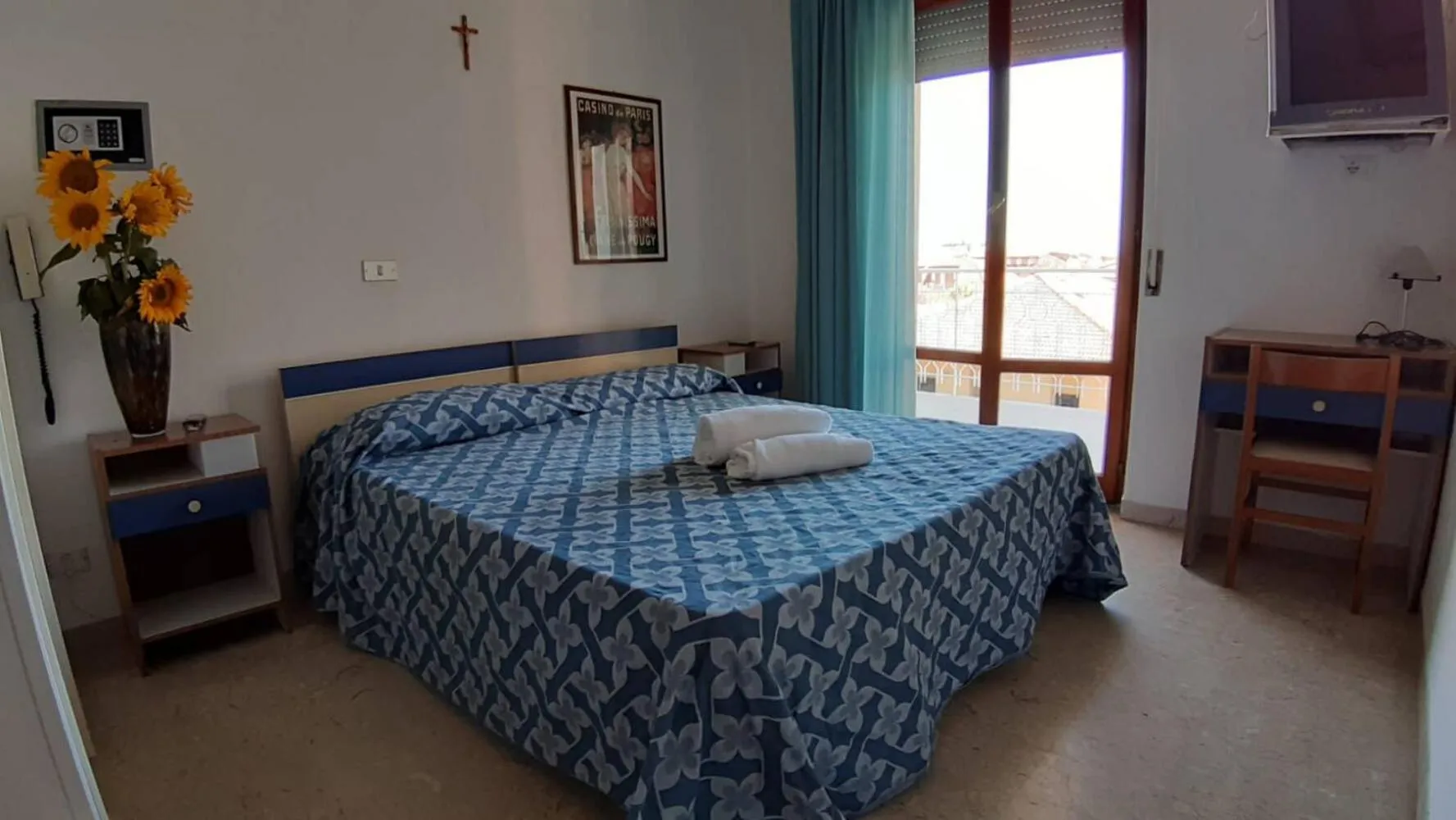 Bed in Hotel President