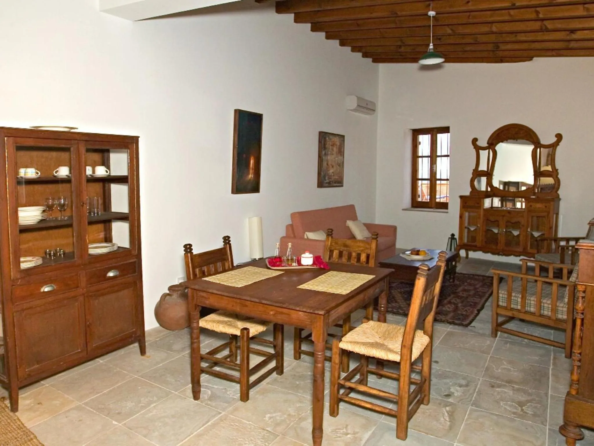 Living room in Porfyrios Country House