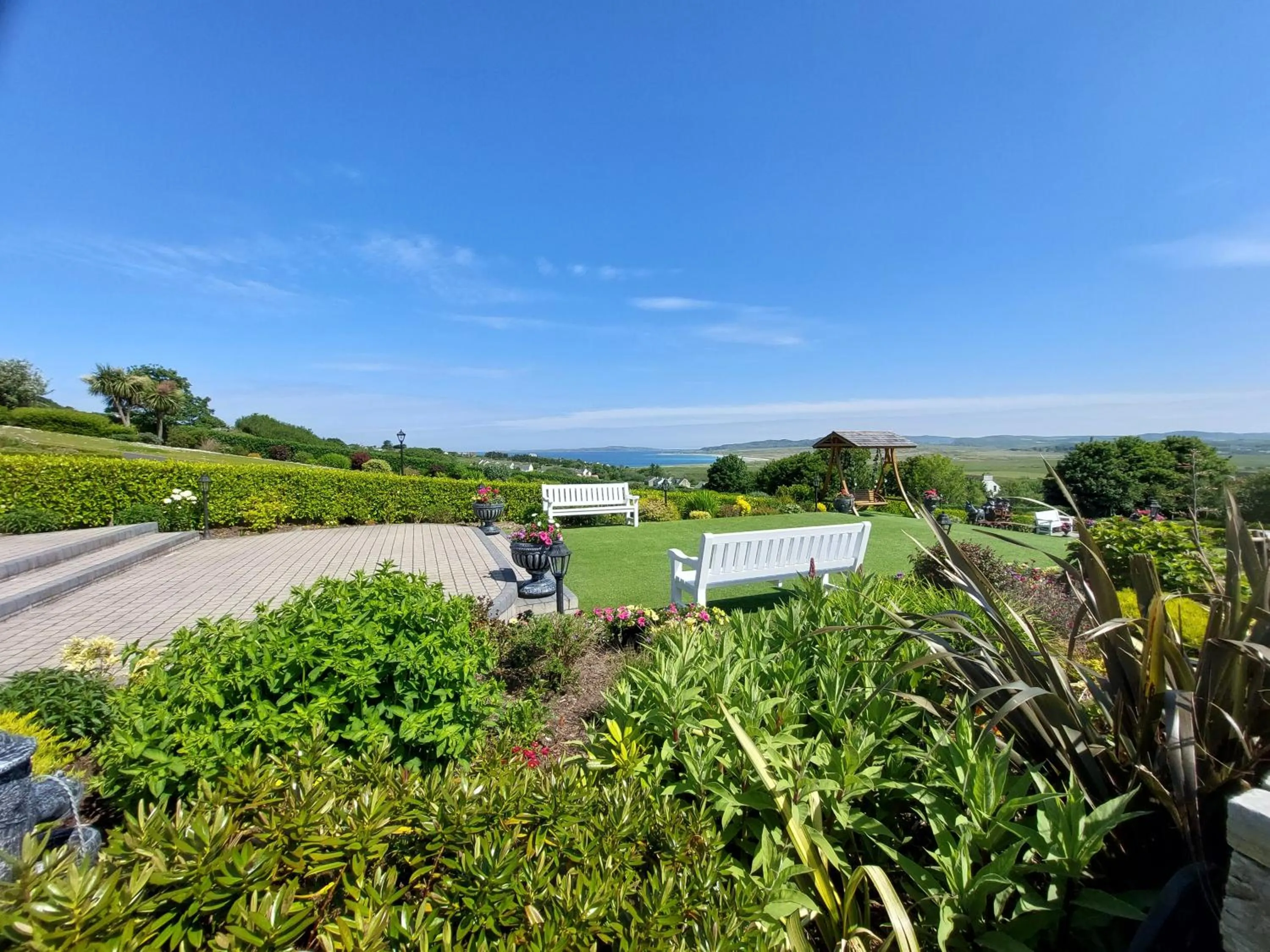 Garden view in The Ballyliffin Lodge and Spa