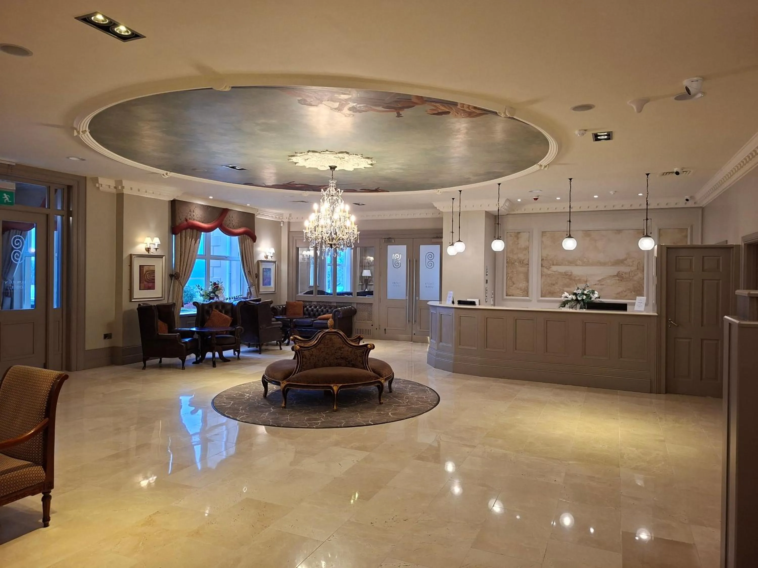 Lobby or reception in Ballyliffin Lodge & Spa