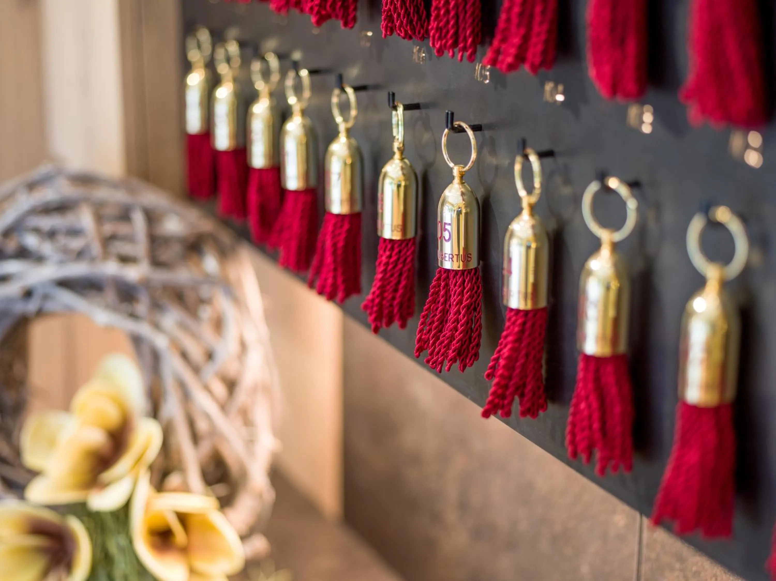 Lobby or reception in Hotel Hubertus